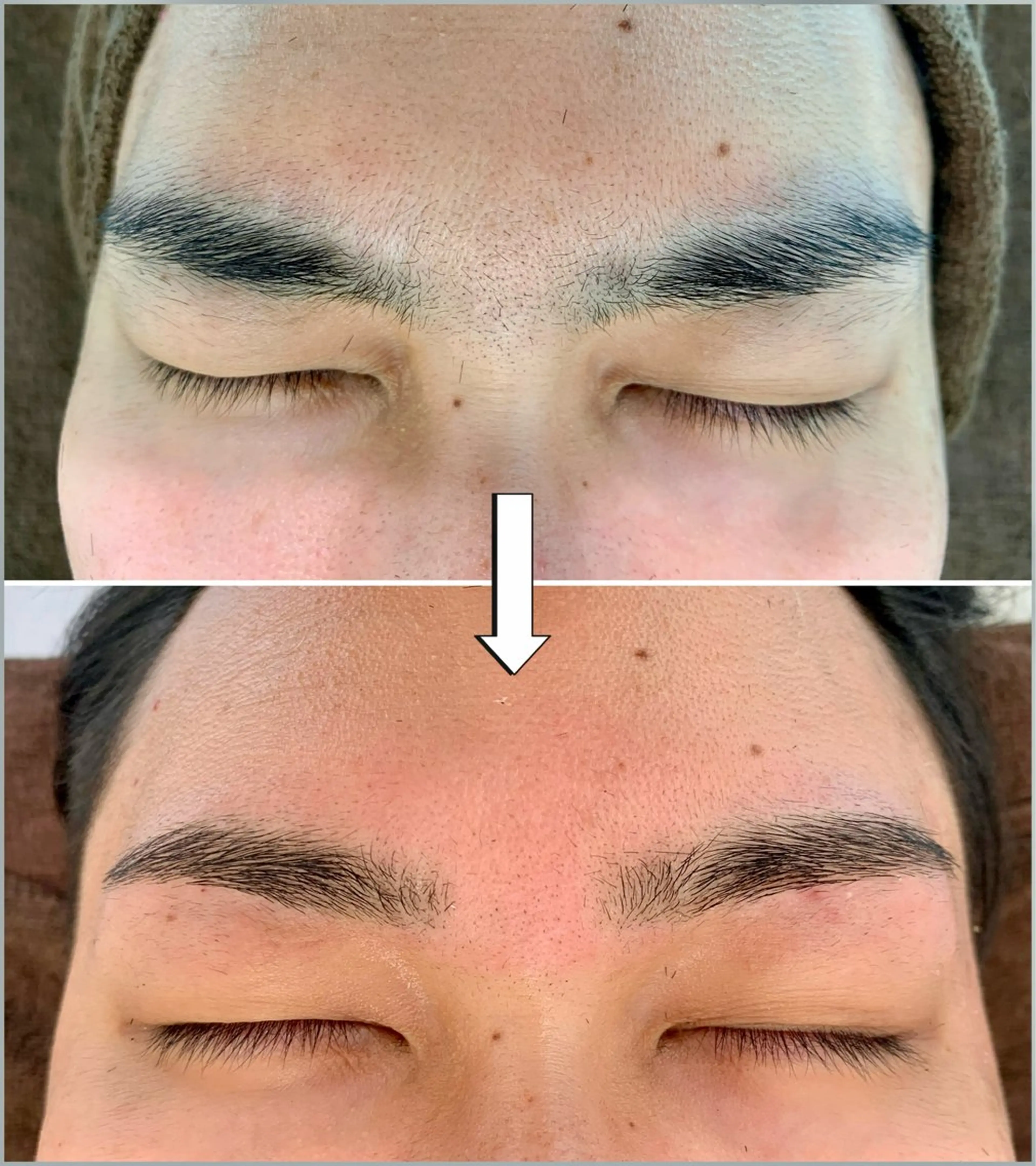 眉Wax脱毛＋眉カットの写真