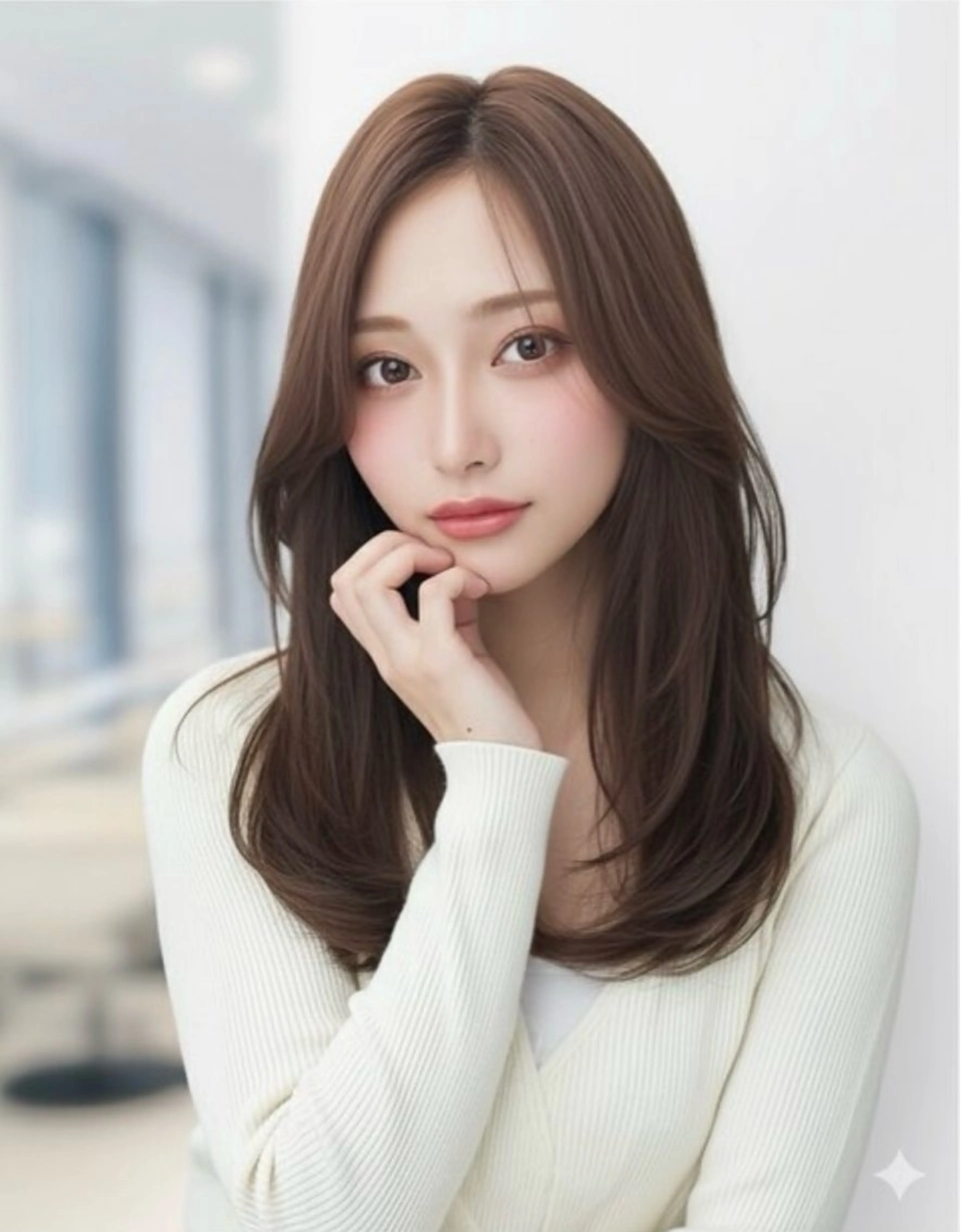 ロング カラー カット ヘアカラー トリートメント ️❤️透明感カラー Yūka❤️のヘアスタイル