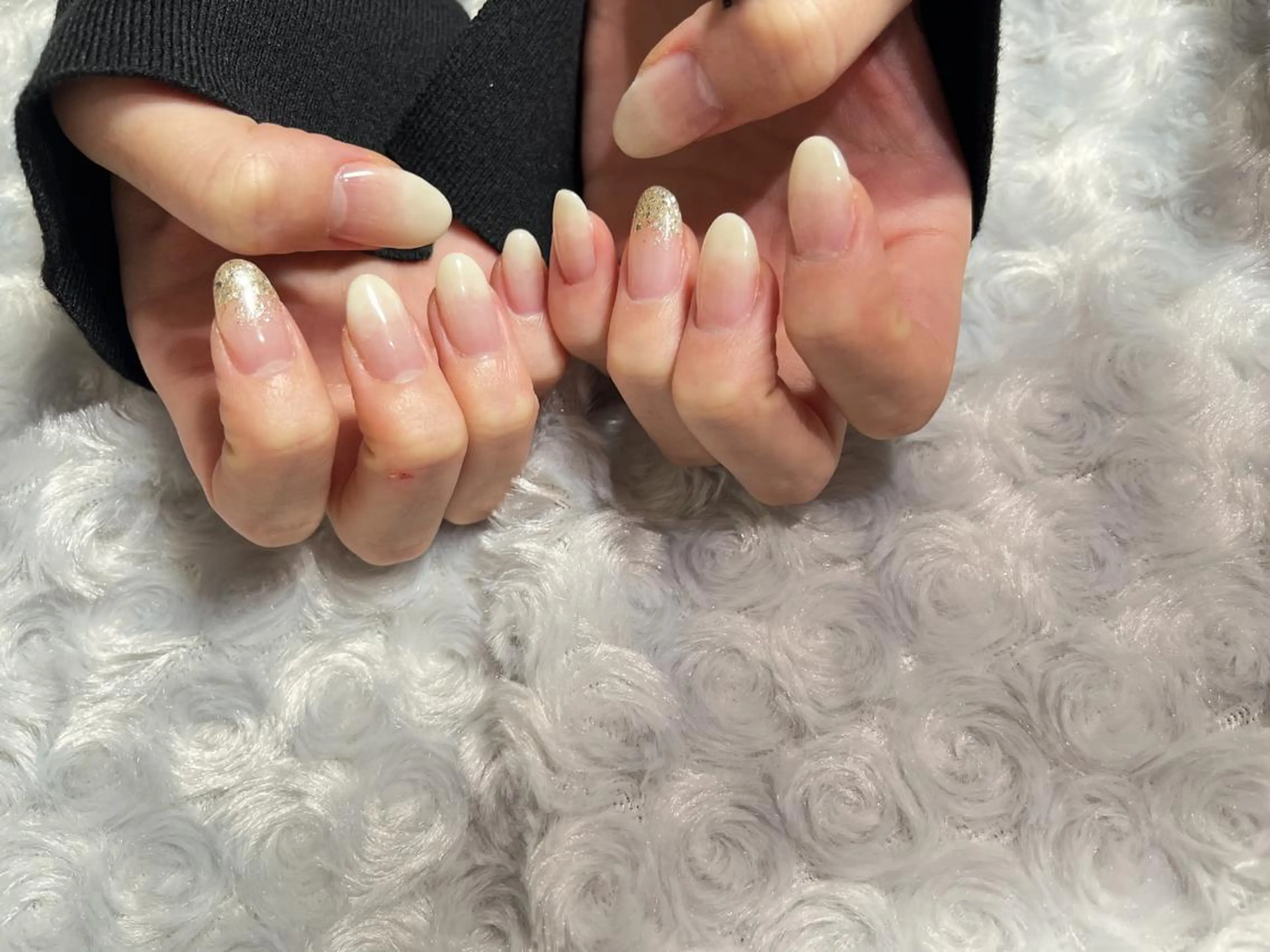 ネイル ジェルネイル グラデーション パラジェル 上村 未来のネイルデザイン