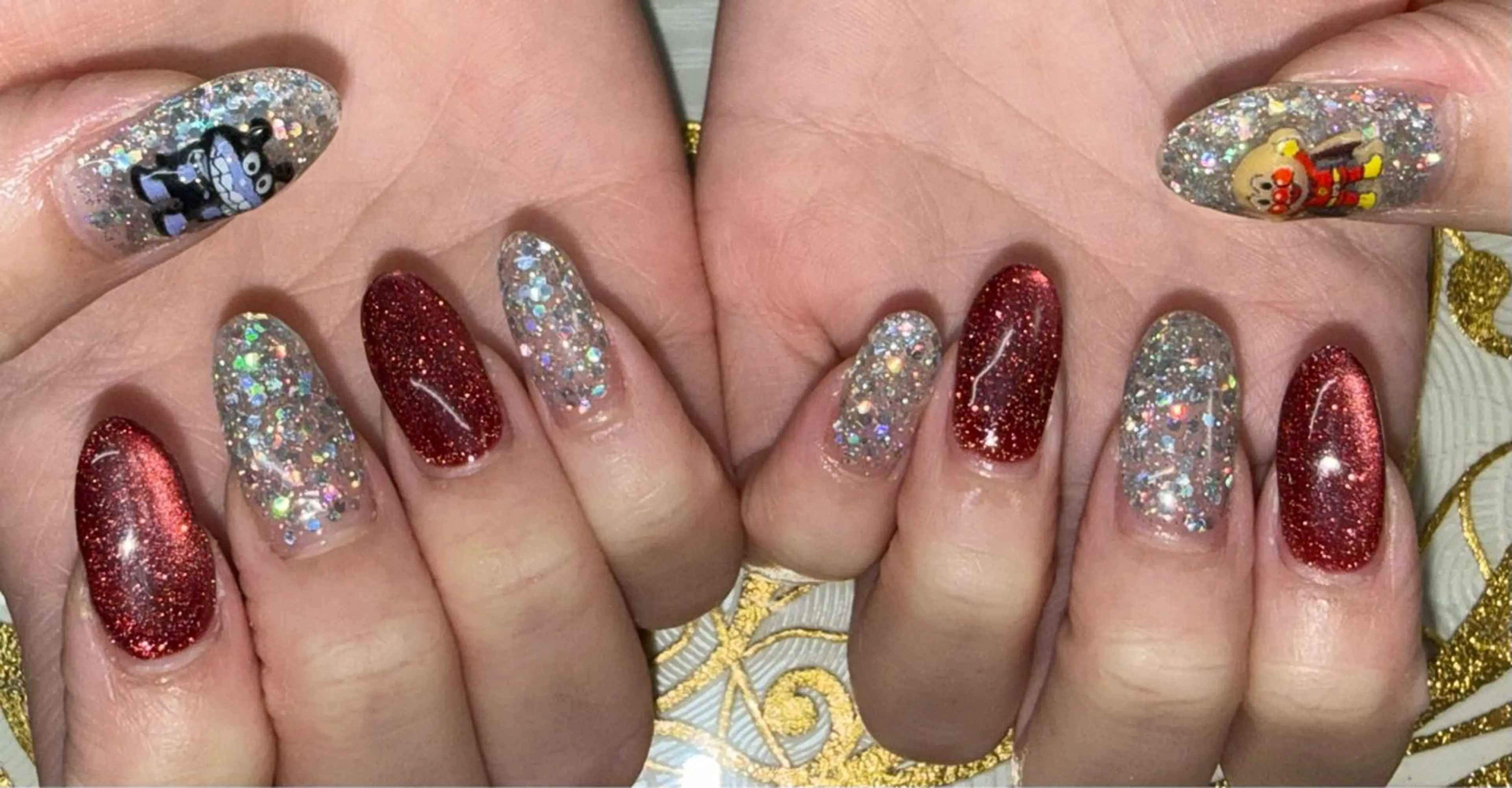 ネイル ラメ(グリッター) マグネットネイル マグネットワンカラー ワンカラーネイル シンプルネイル ハンドネイル SA  ネイルサロン ｴｽｴｰﾈｲﾙｻﾛﾝのネイルデザイン