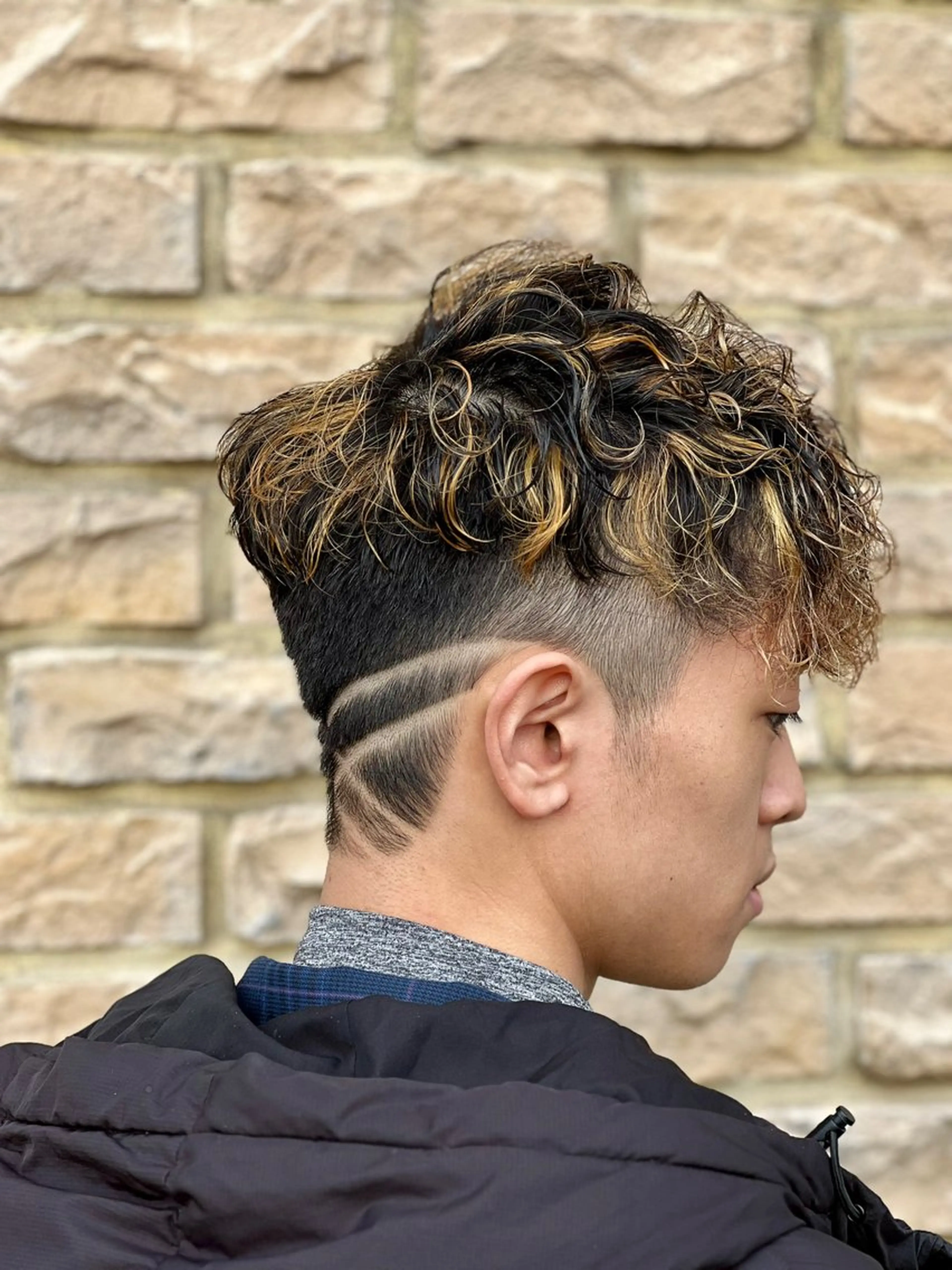 カラー パーマ メンズ カット ヘアカラー パーマ 小松 智寛のヘアスタイル