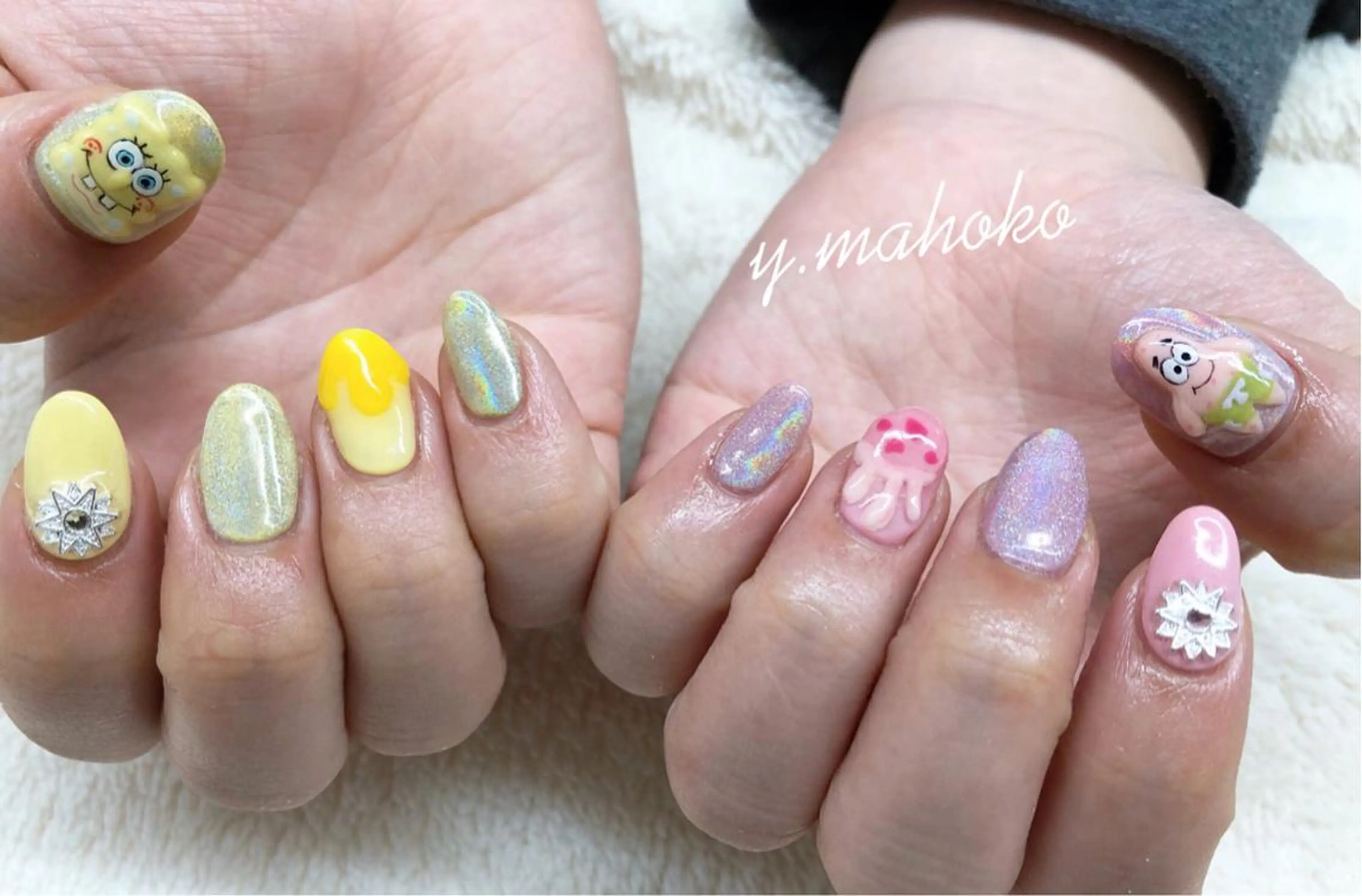 ネイル ハンドネイル She nail studio 原宿所属・パラジェル有/ スカルプ/mahoのネイルデザイン