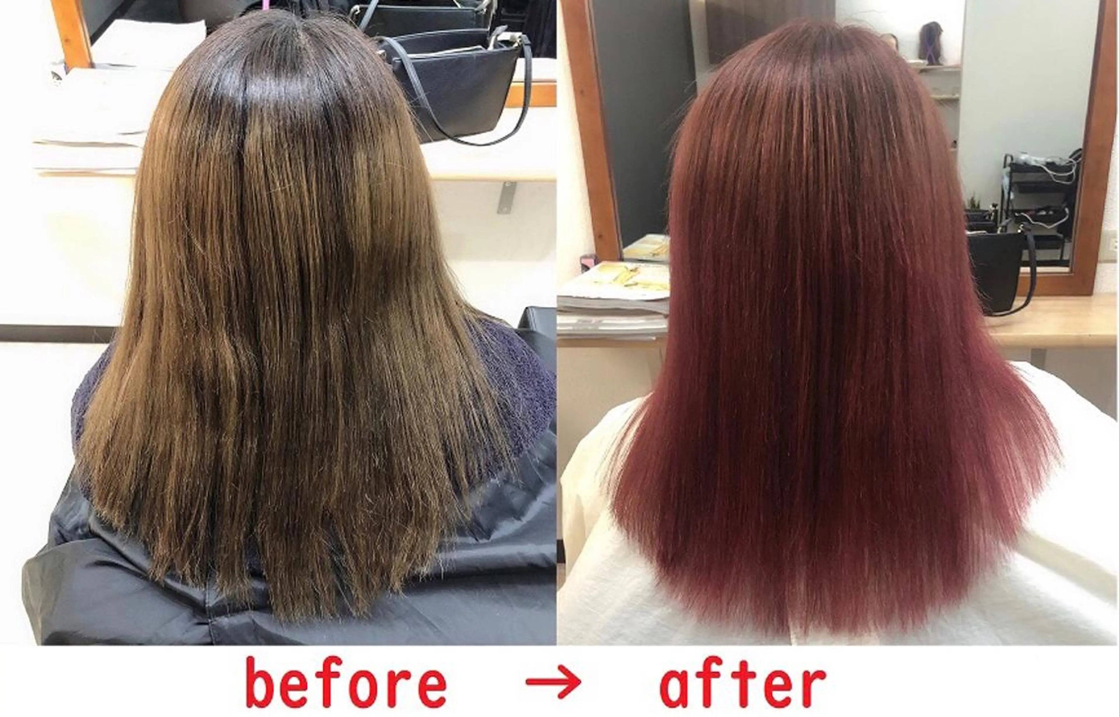 カラー(ファッションカラー、白髪染め)の写真