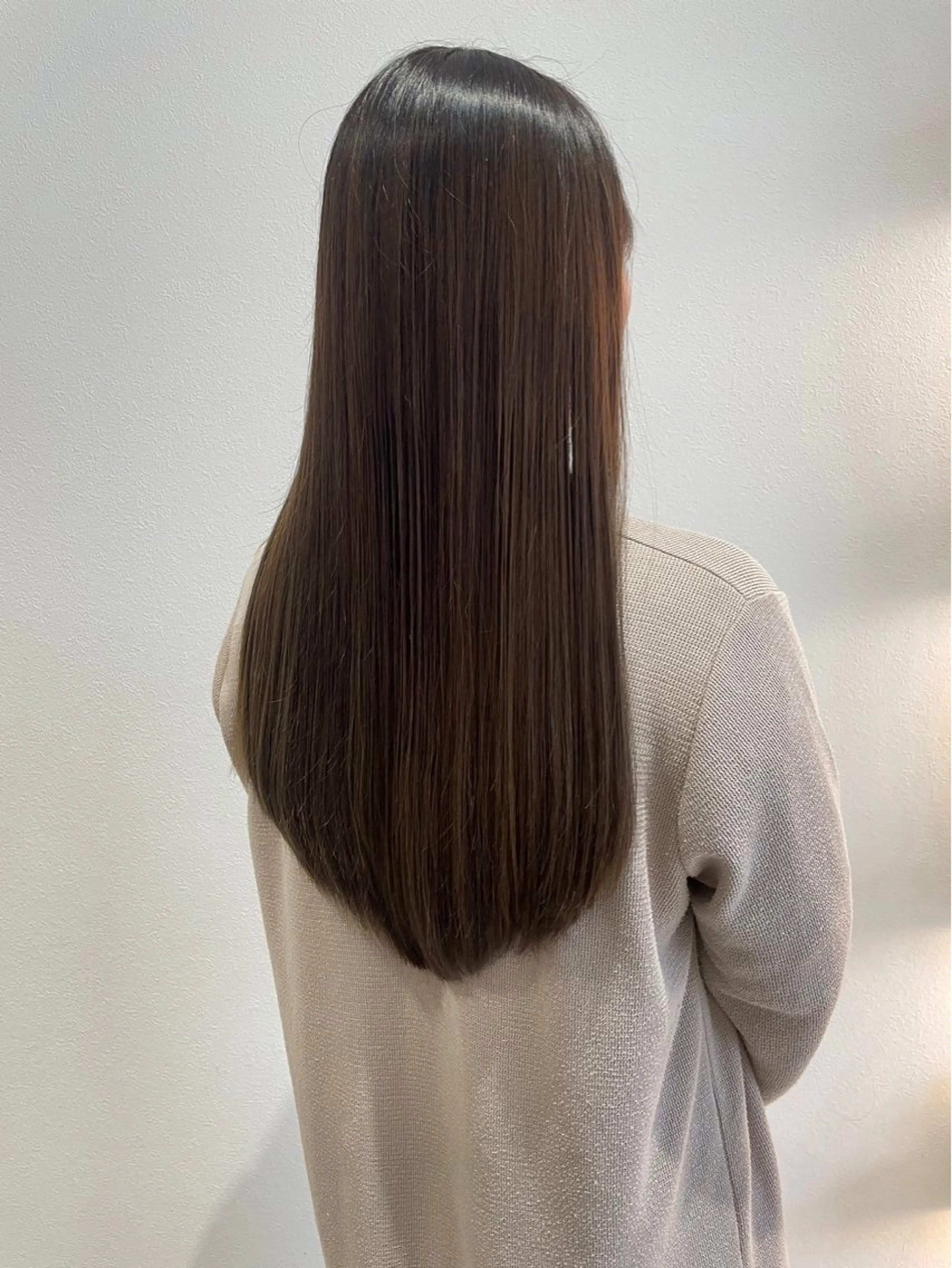 カラー トリートメント 透明感カラー🦋艶髪 イヴカ💙のヘアスタイル