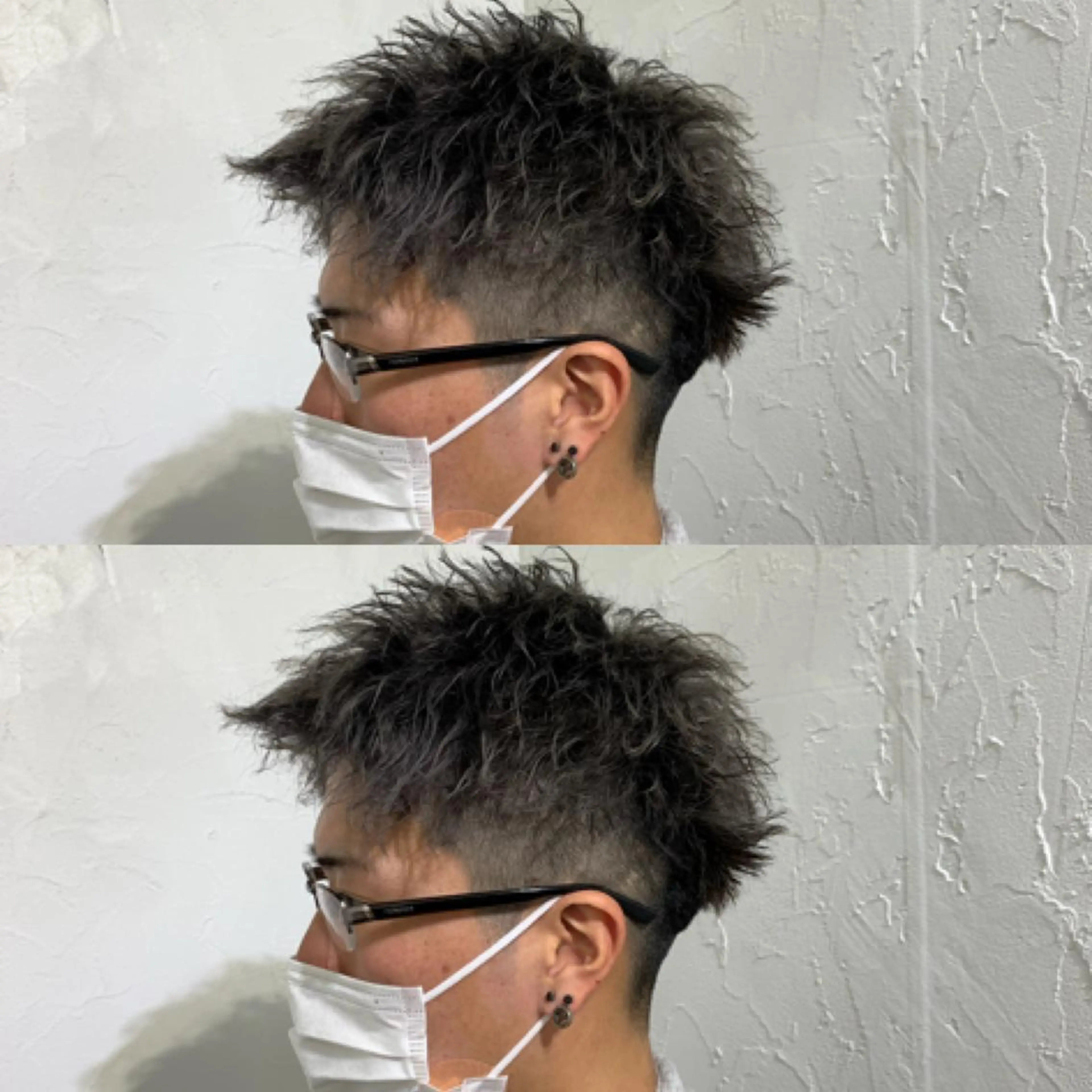 カラー パーマ メンズ シルバー メンズ専門店 店長 小柳 裕夢のヘアスタイル