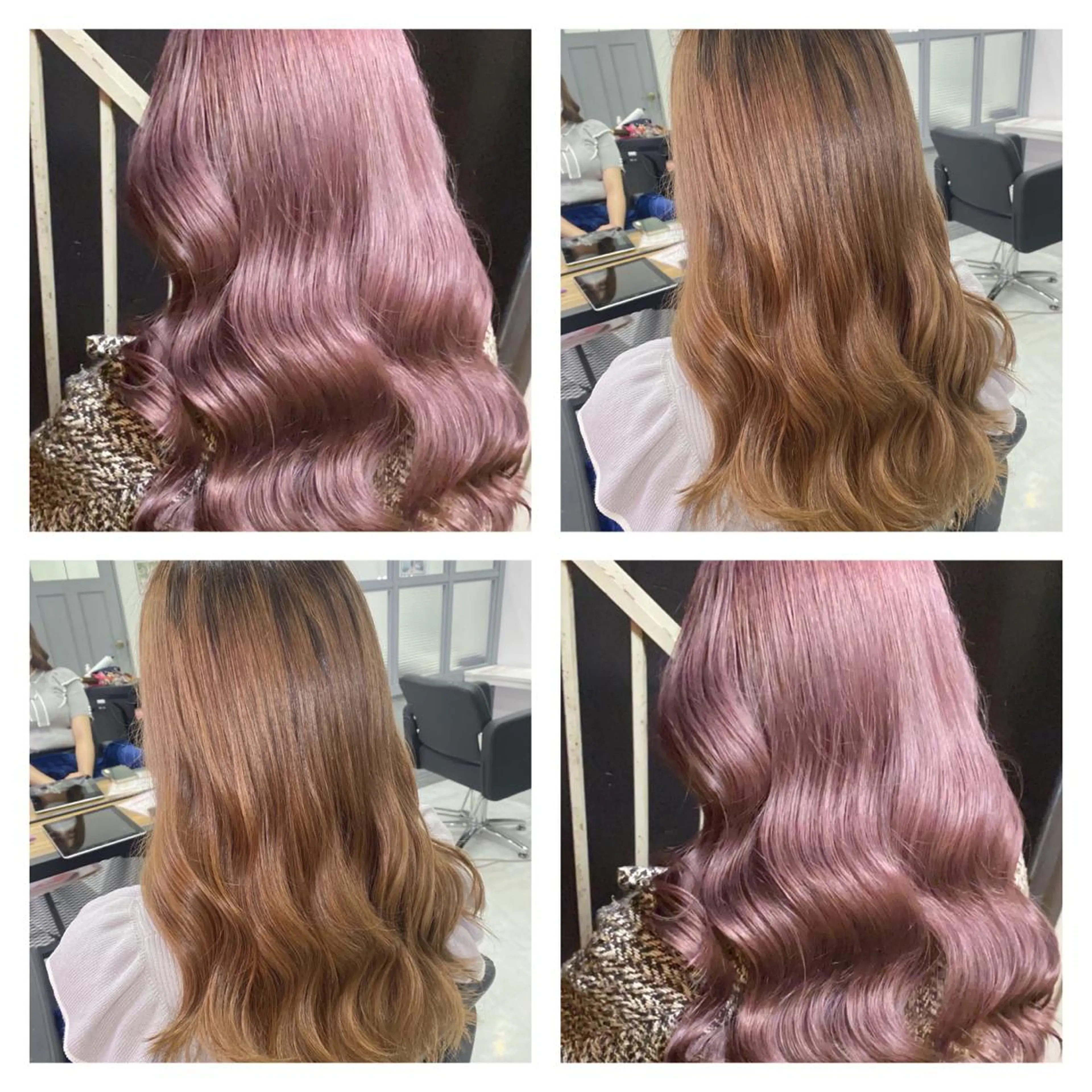 セミロング カラー ヘアアレンジ 🎀推し活ヘアー🎀 Yuuna🐰💖のヘアスタイル