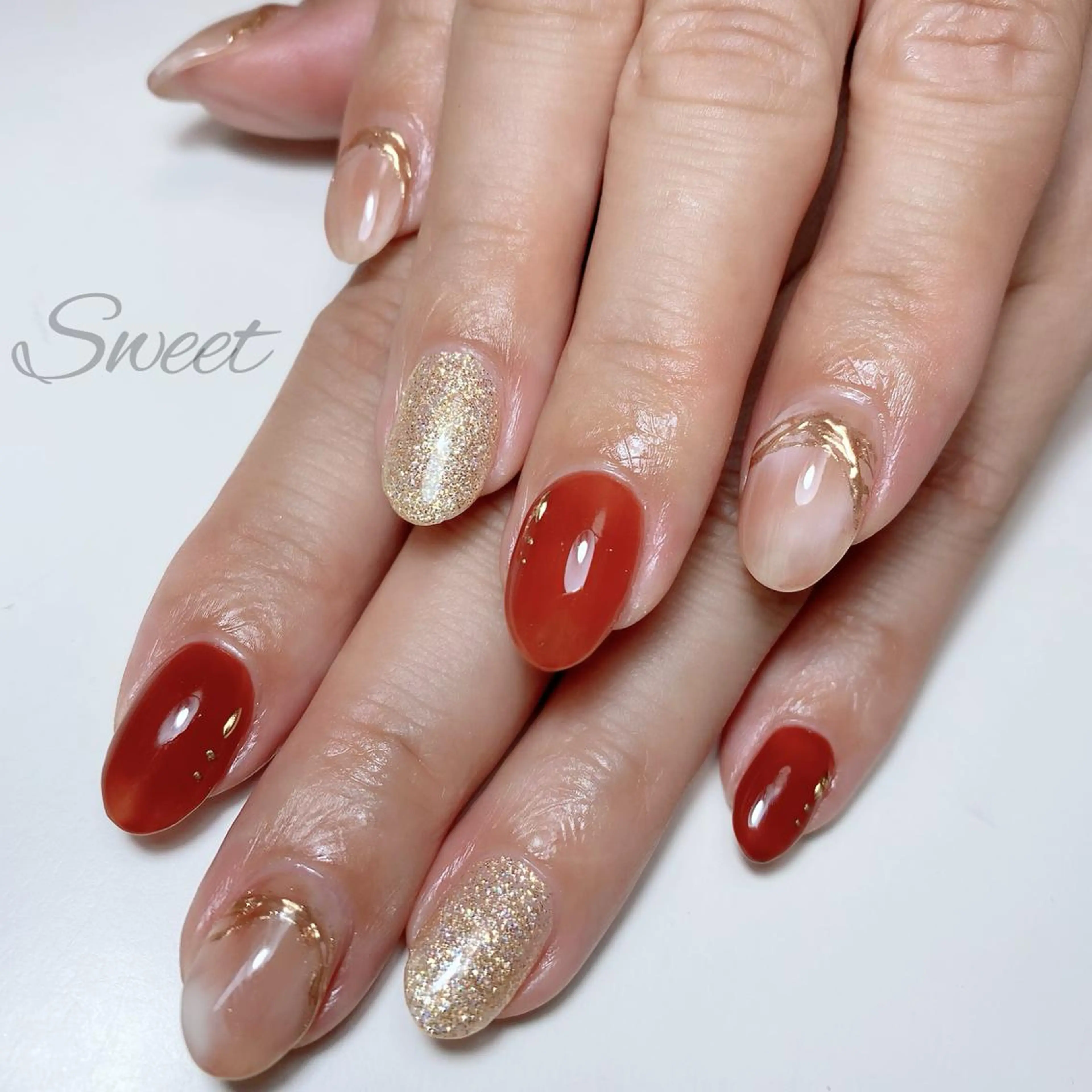 ネイル sweet 仲野陽子のネイルデザイン