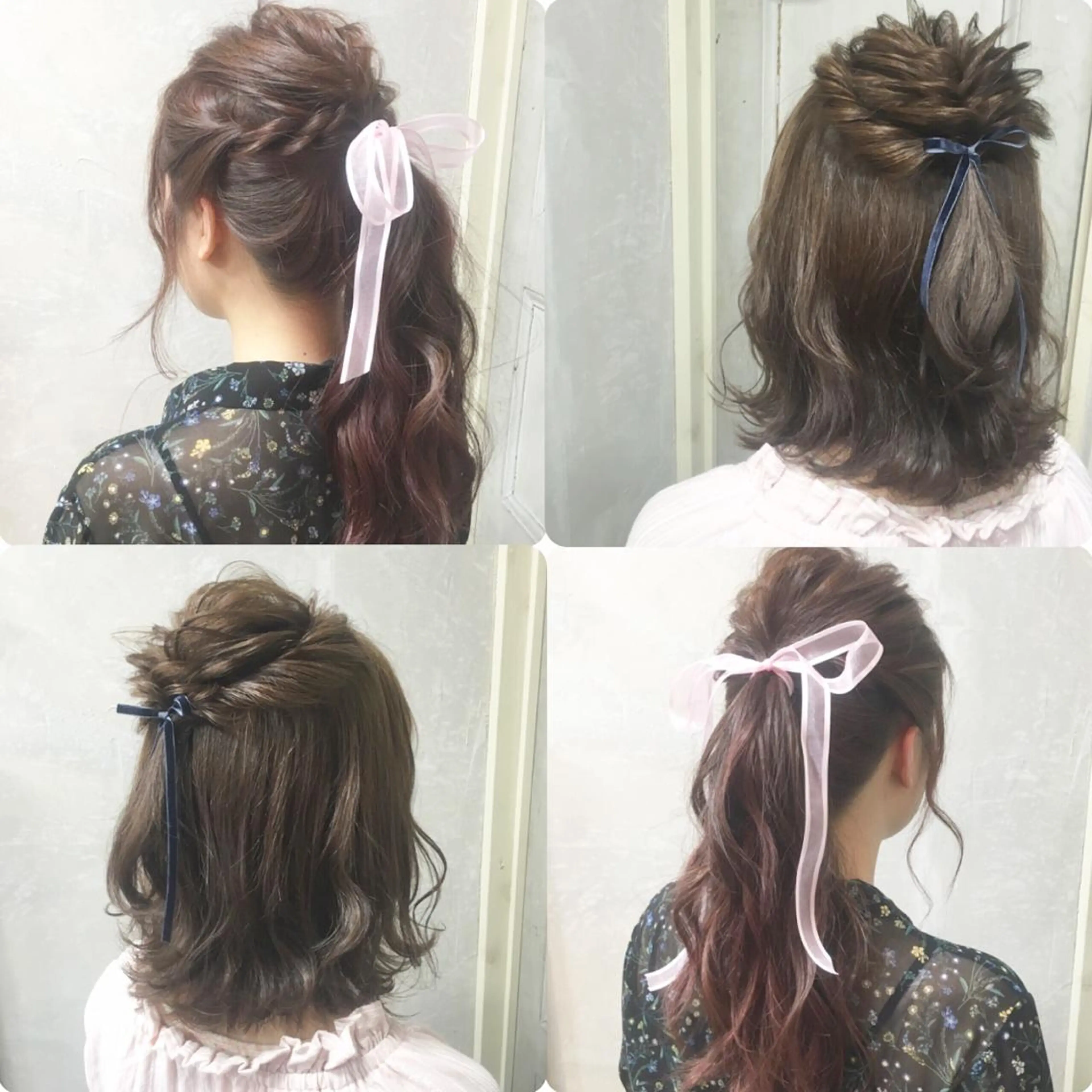 セミロング カラー ヘアアレンジ autre所属・大久保 ひでなりのヘアスタイル