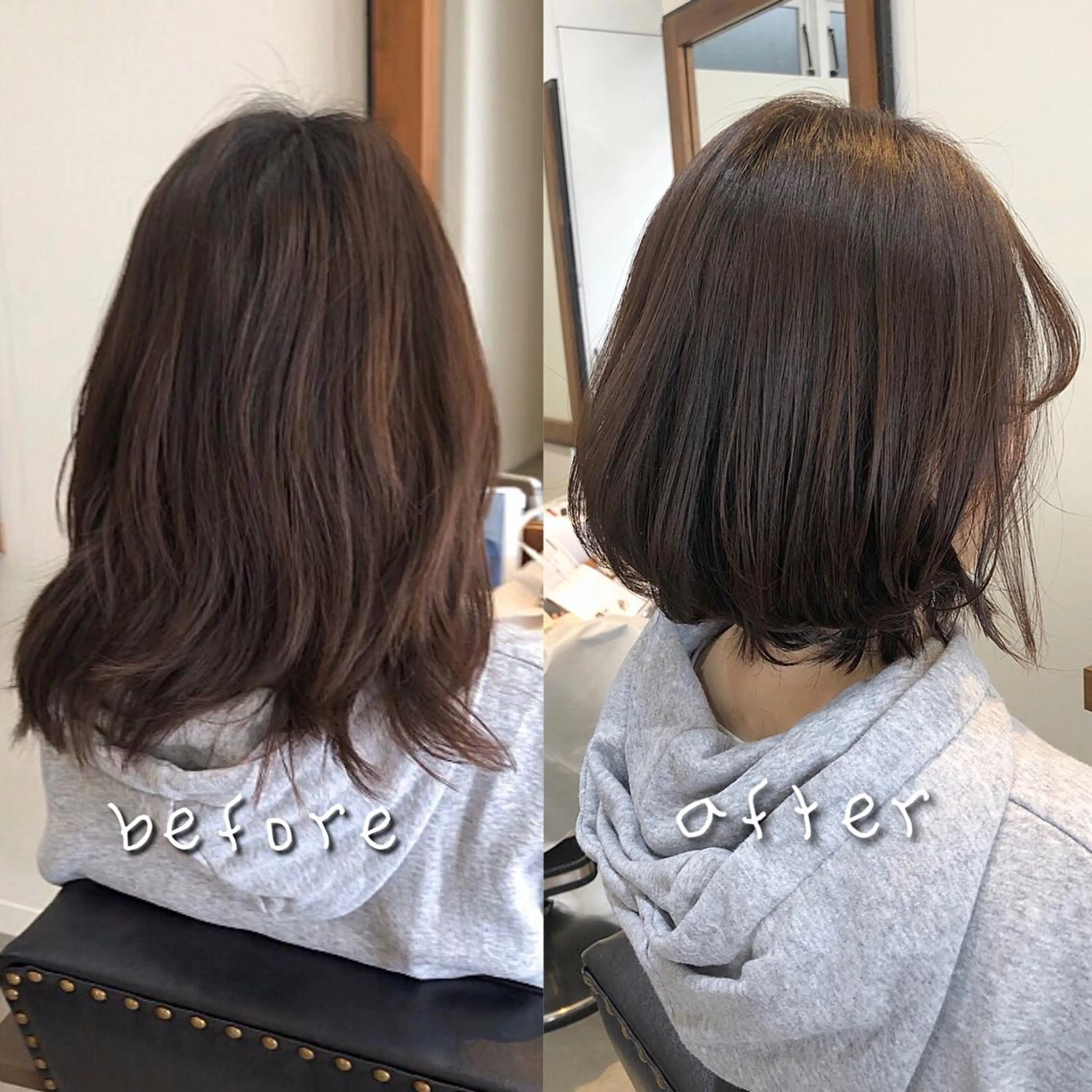 ミディアム カラー ボブ 💫期間限定価格💫 似合わせカット🧚のヘアスタイル