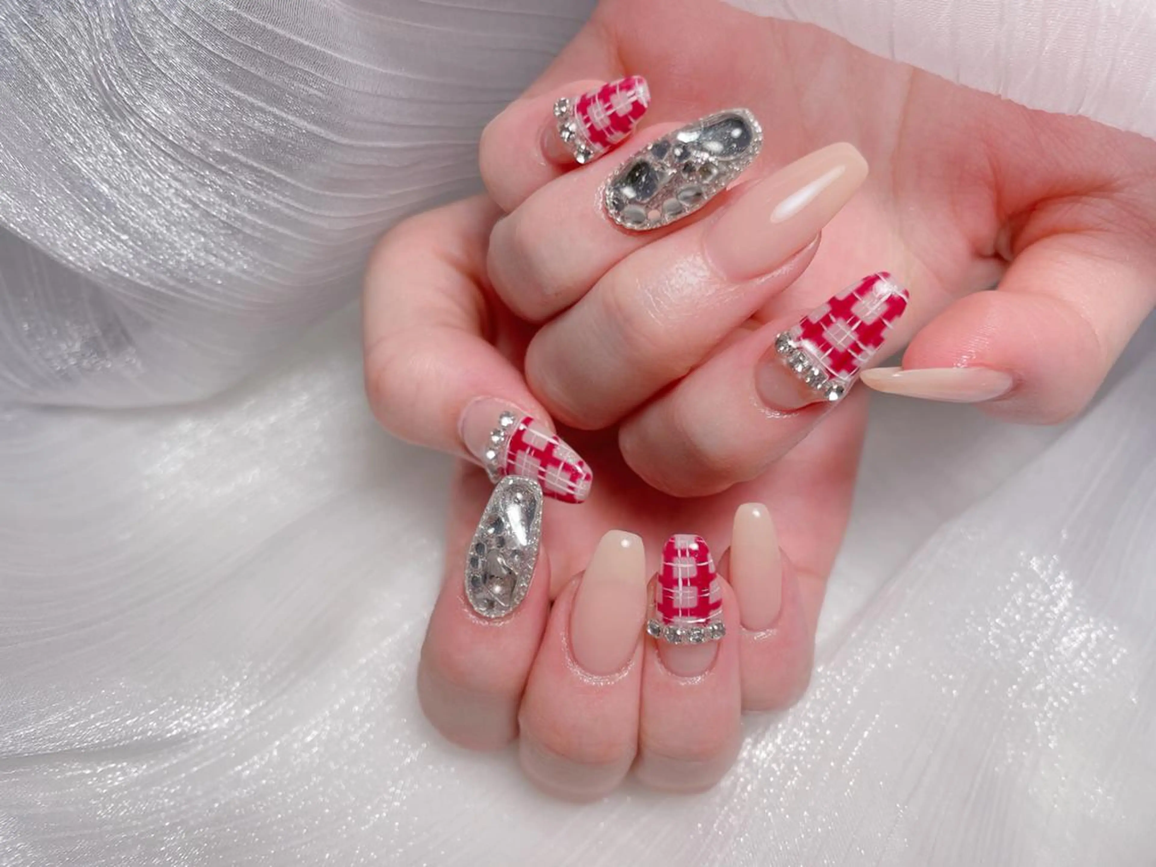 ネイル ハンドネイル ハンドケア 星みこと 長さ出し得意のネイルデザイン