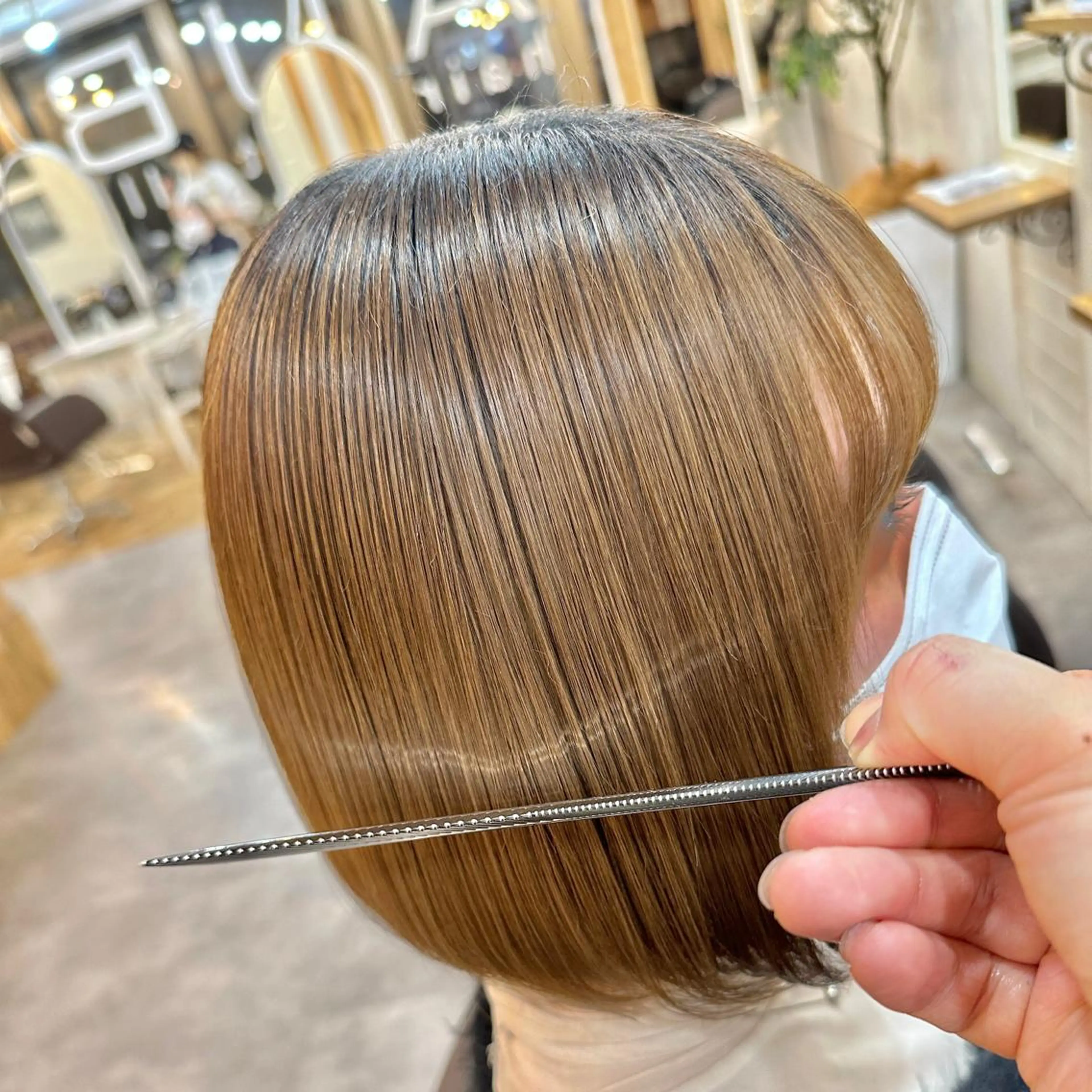 【圧倒的な手触り💪✨】カット✂️＋高濃度水素ULTOWA髪質改善トリートメント💎の写真