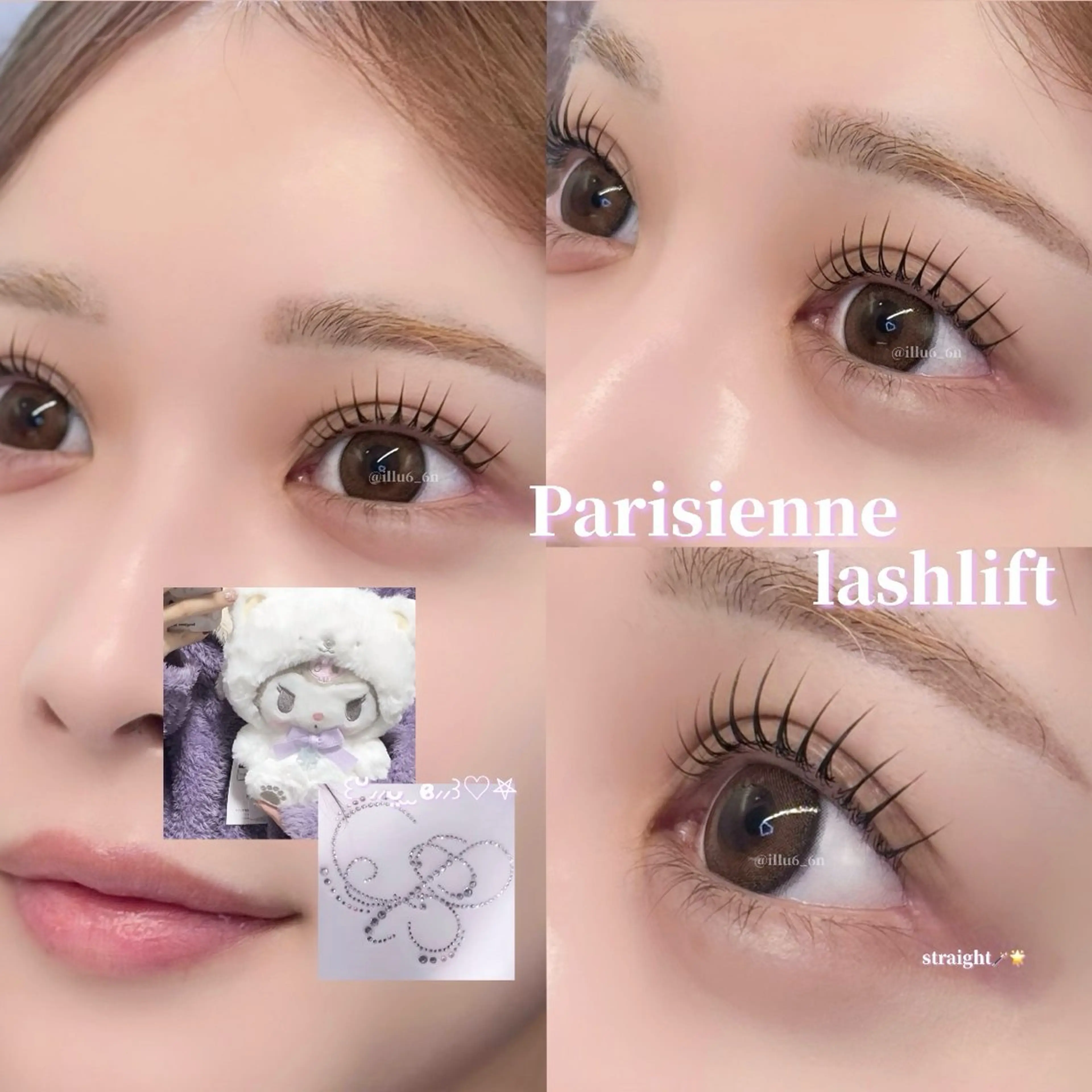 マツエク・マツパ マツパ emiri🍒 @illu6_6nのマツエク・マツパデザイン