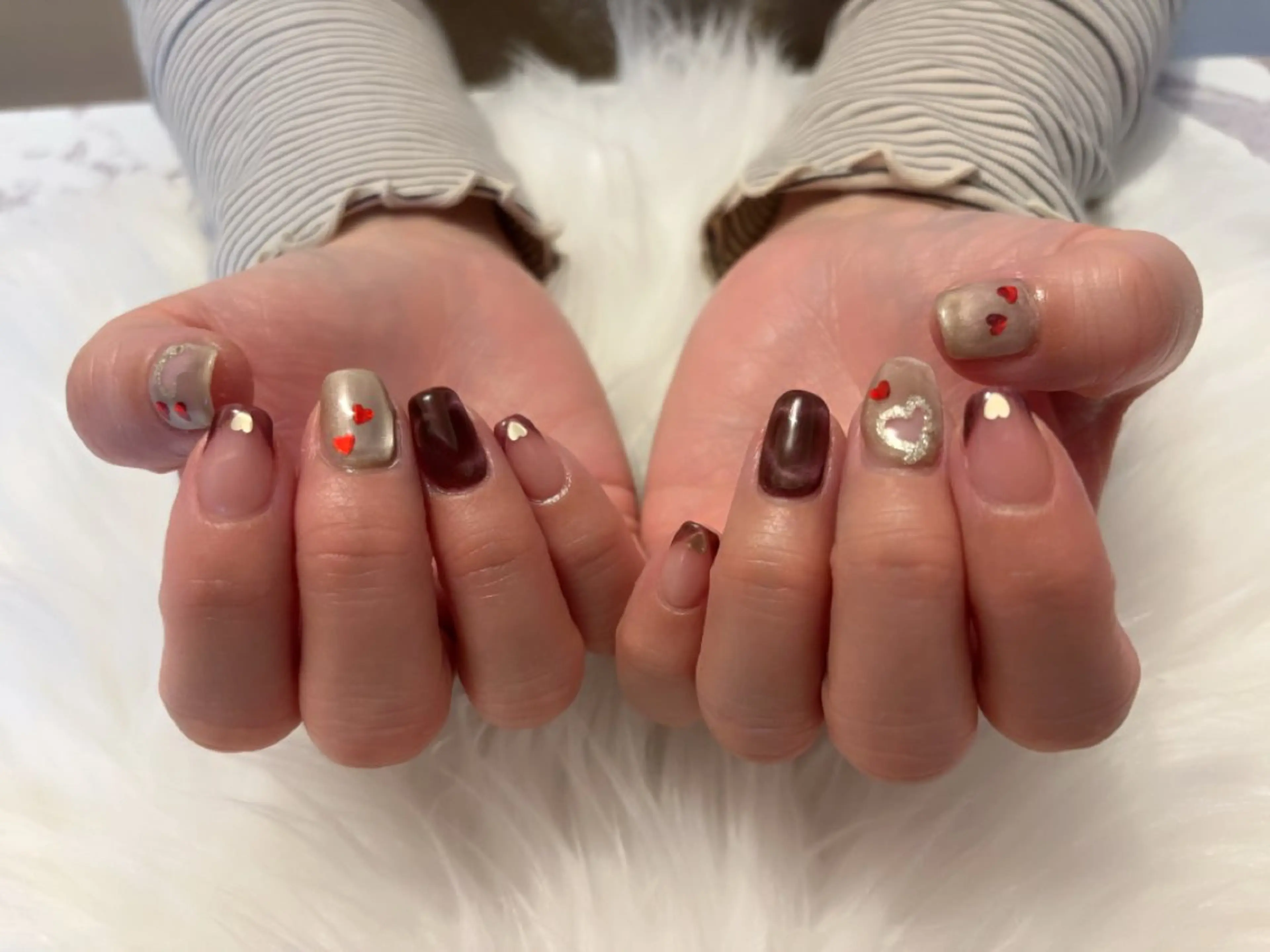 ネイル バレンタイン komohana salon🌺のネイルデザイン