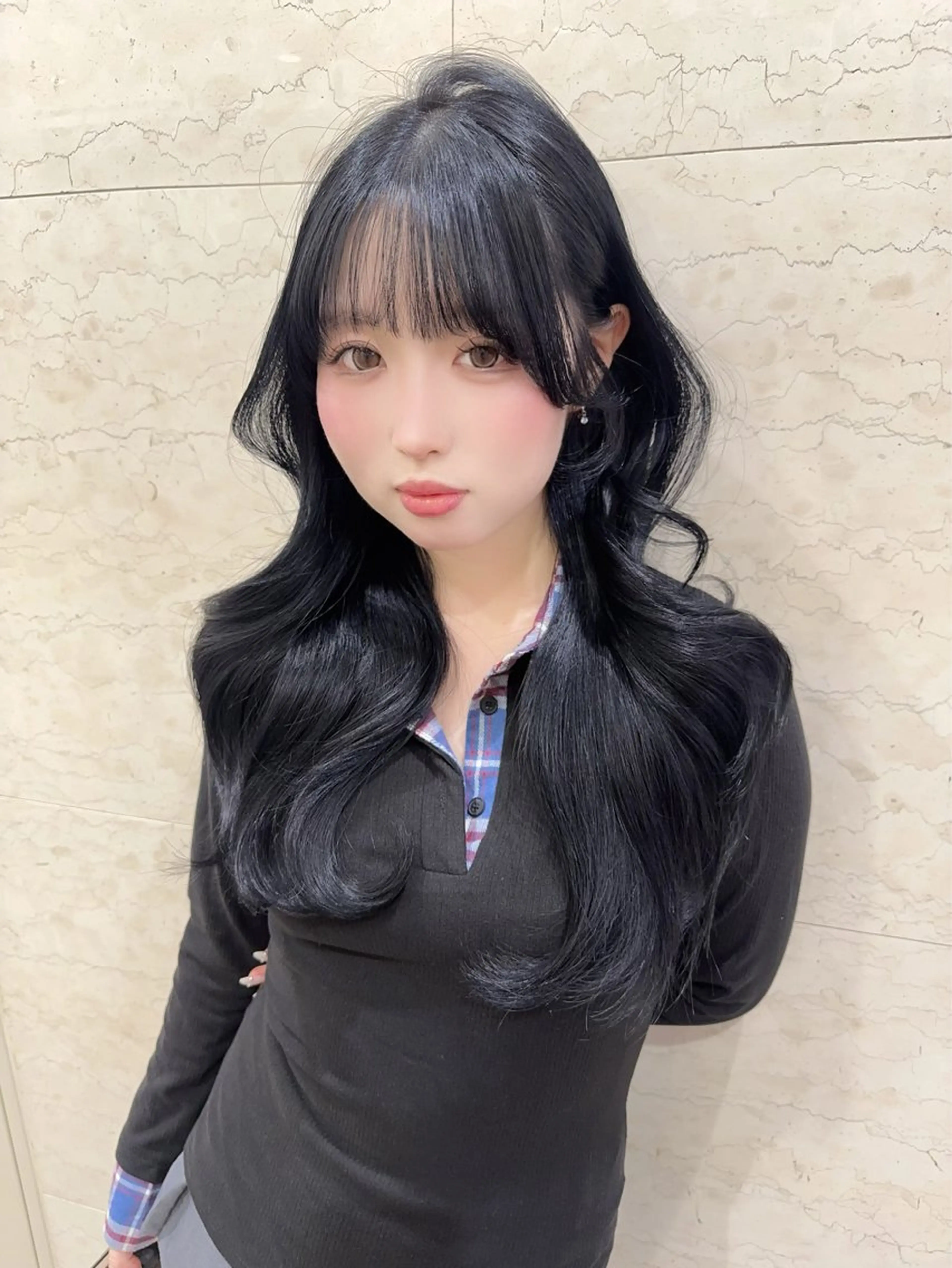 カラー ブルーカラー 透明感カラー LOUIMADNA栄所属・LOUIMADNA Haruna️️꙳⟡のヘアスタイル