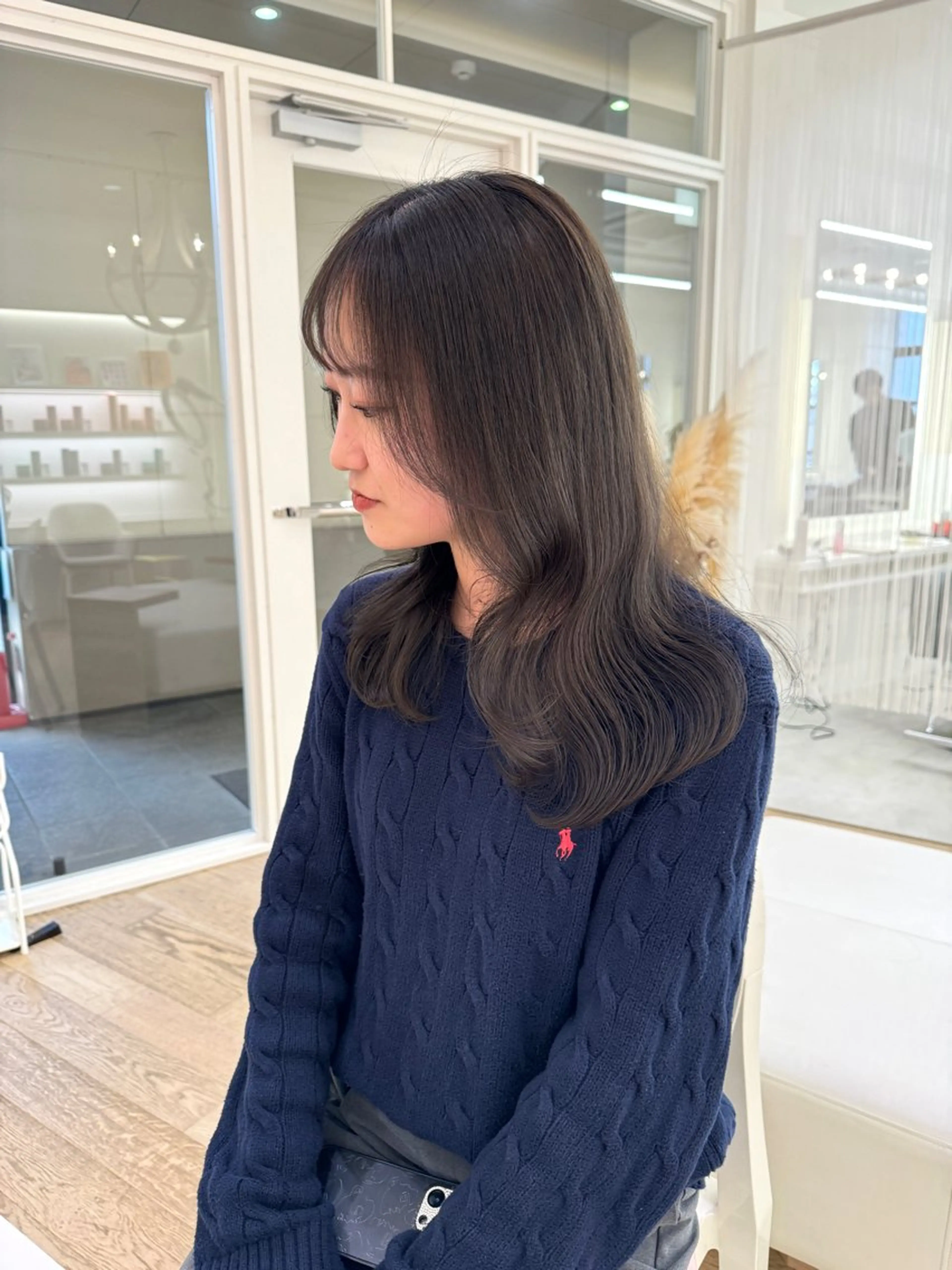 ロング カラー カット ヘアカラー ♡ParveMix NANO♡のヘアスタイル