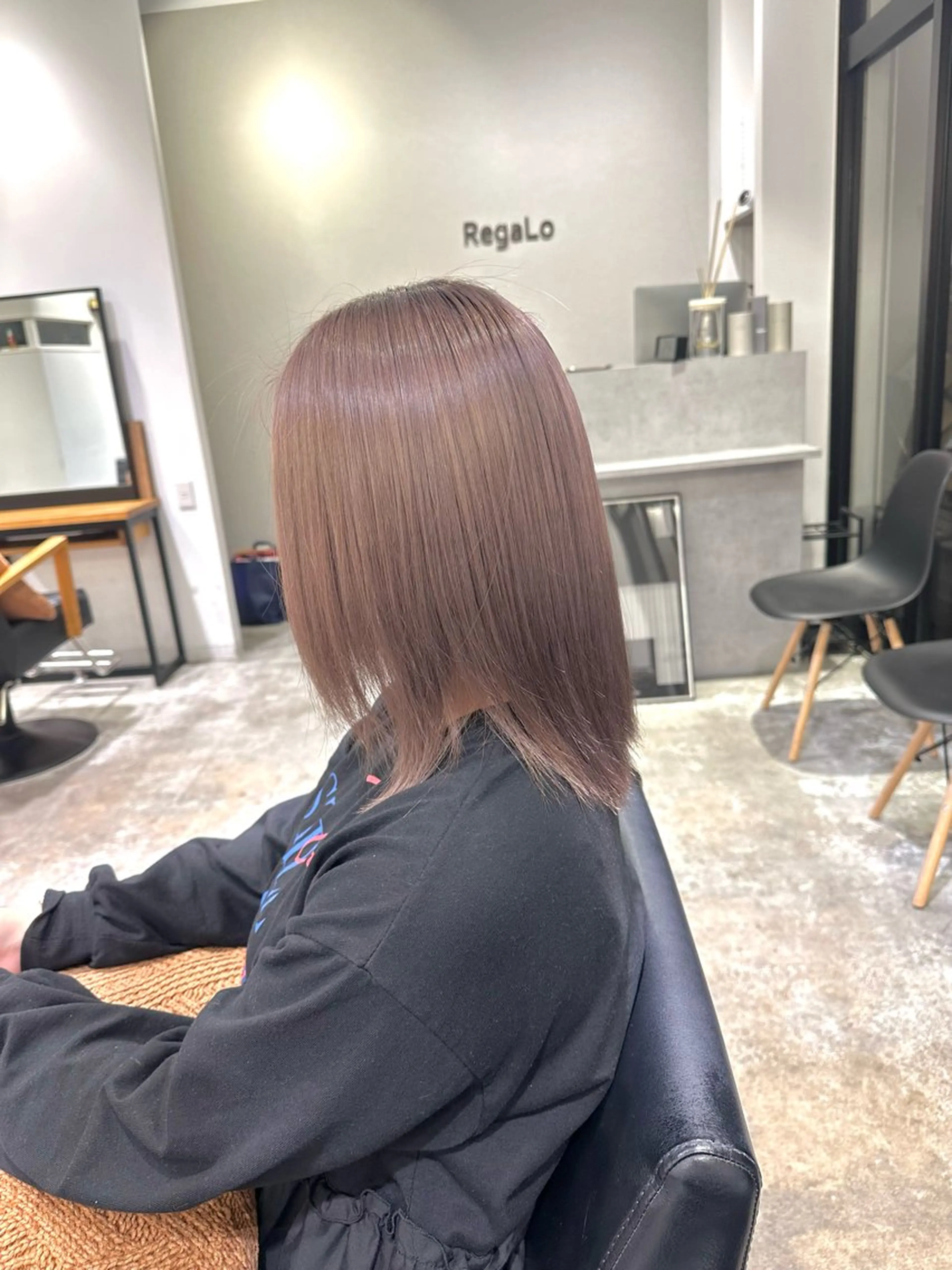 ミディアム カラー 猪股 稜斗のヘアスタイル