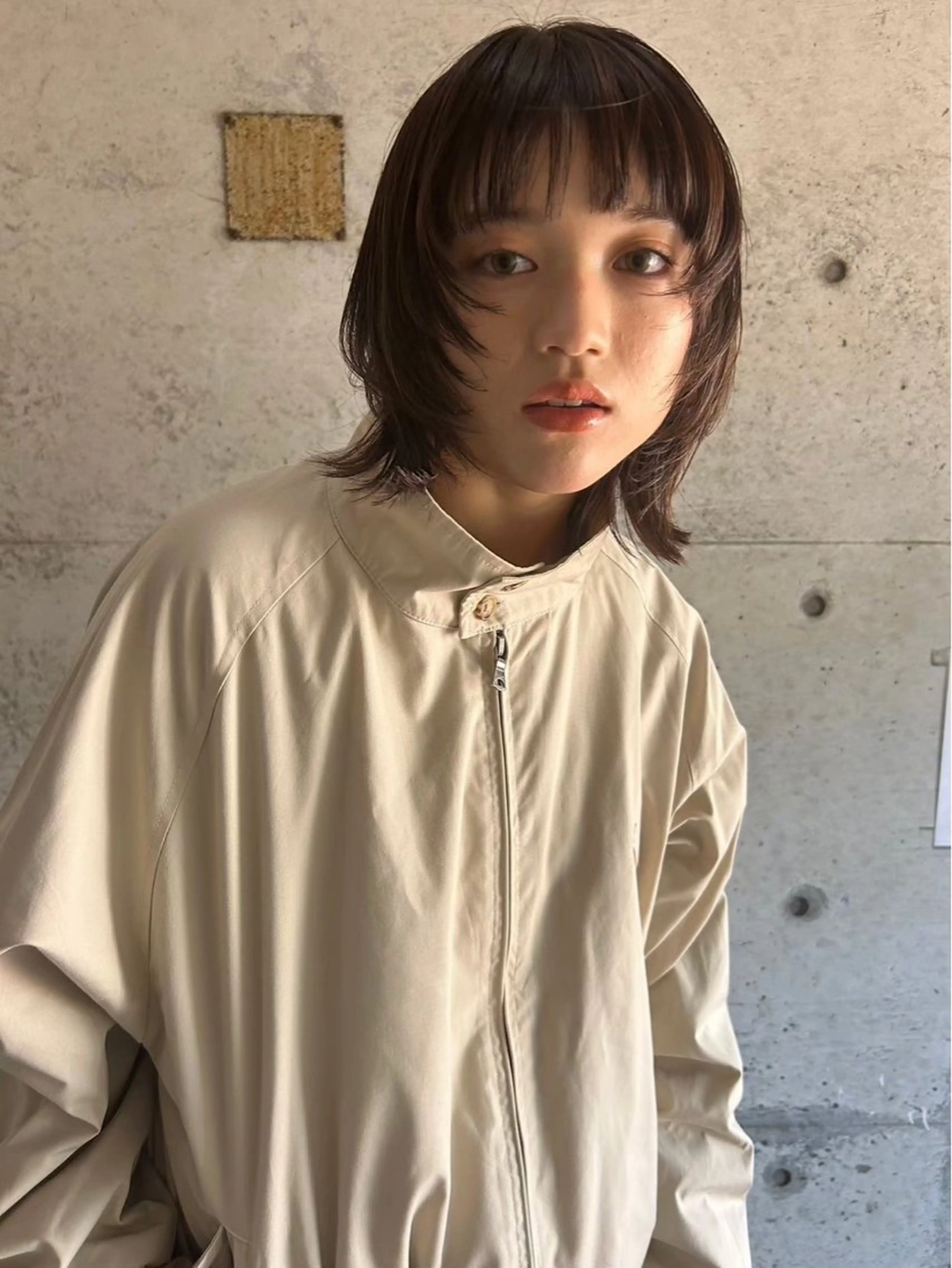 ミディアム 透明感ダブルカラー/ 諸岡ひばりのヘアスタイル