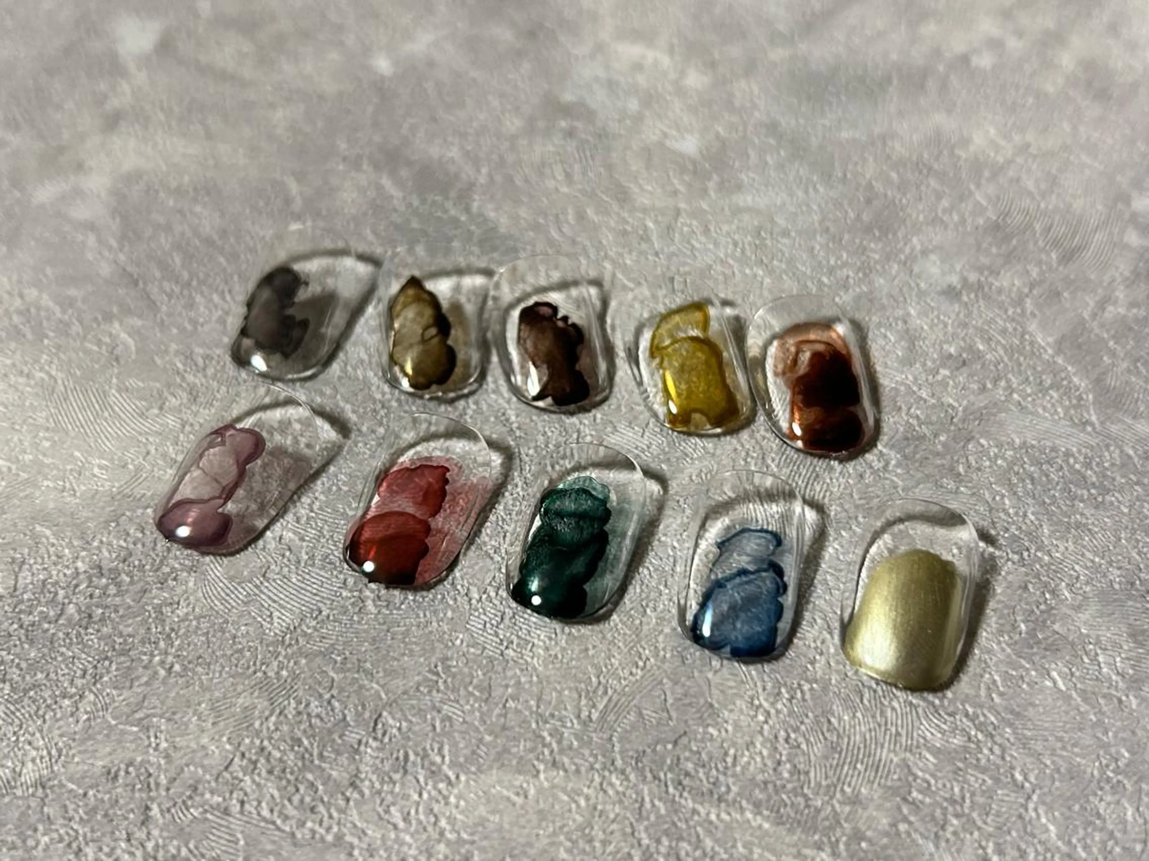 インクアートネイル　オフ、ケア込みの写真