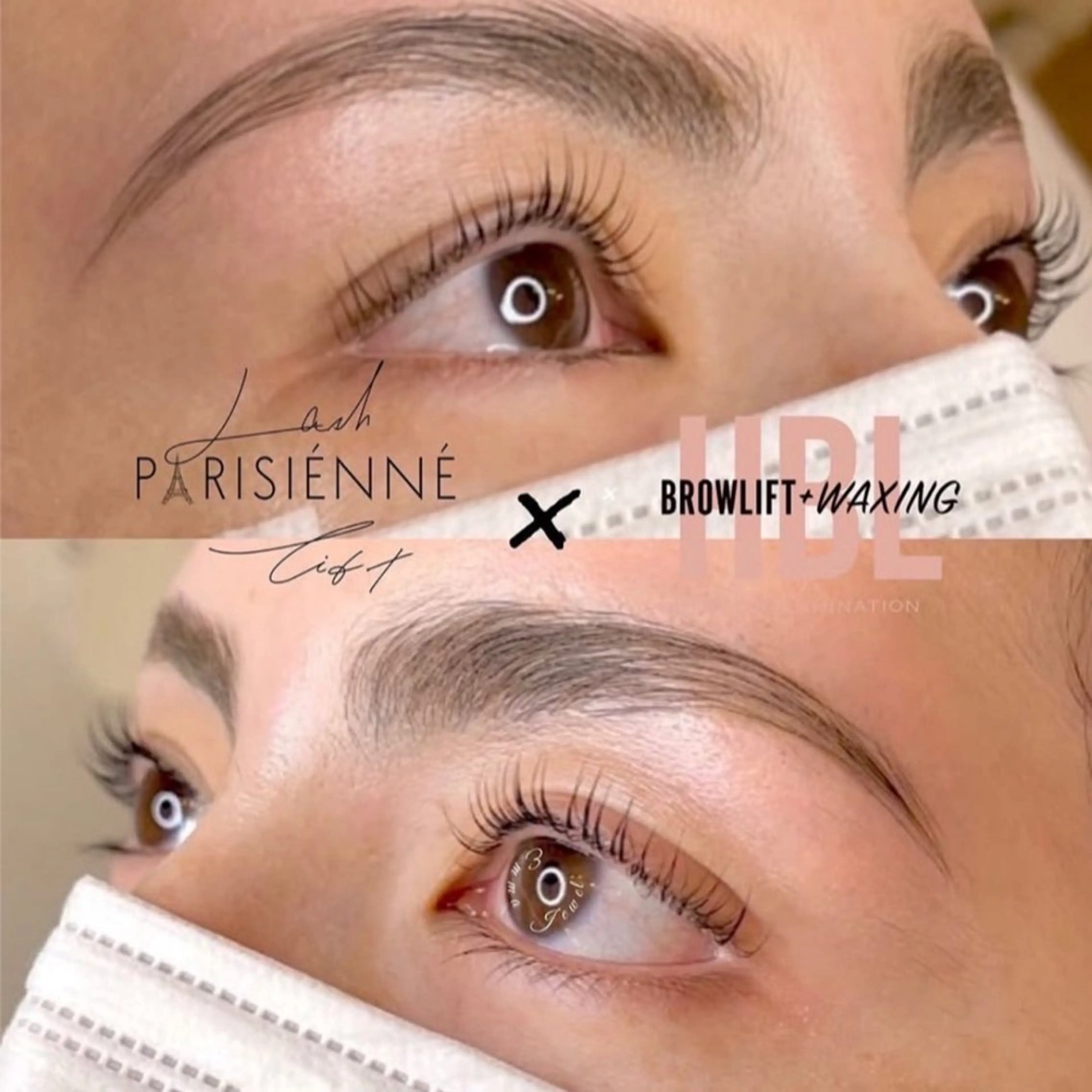 ハリウッドブロウリフト×パリジェンヌの写真