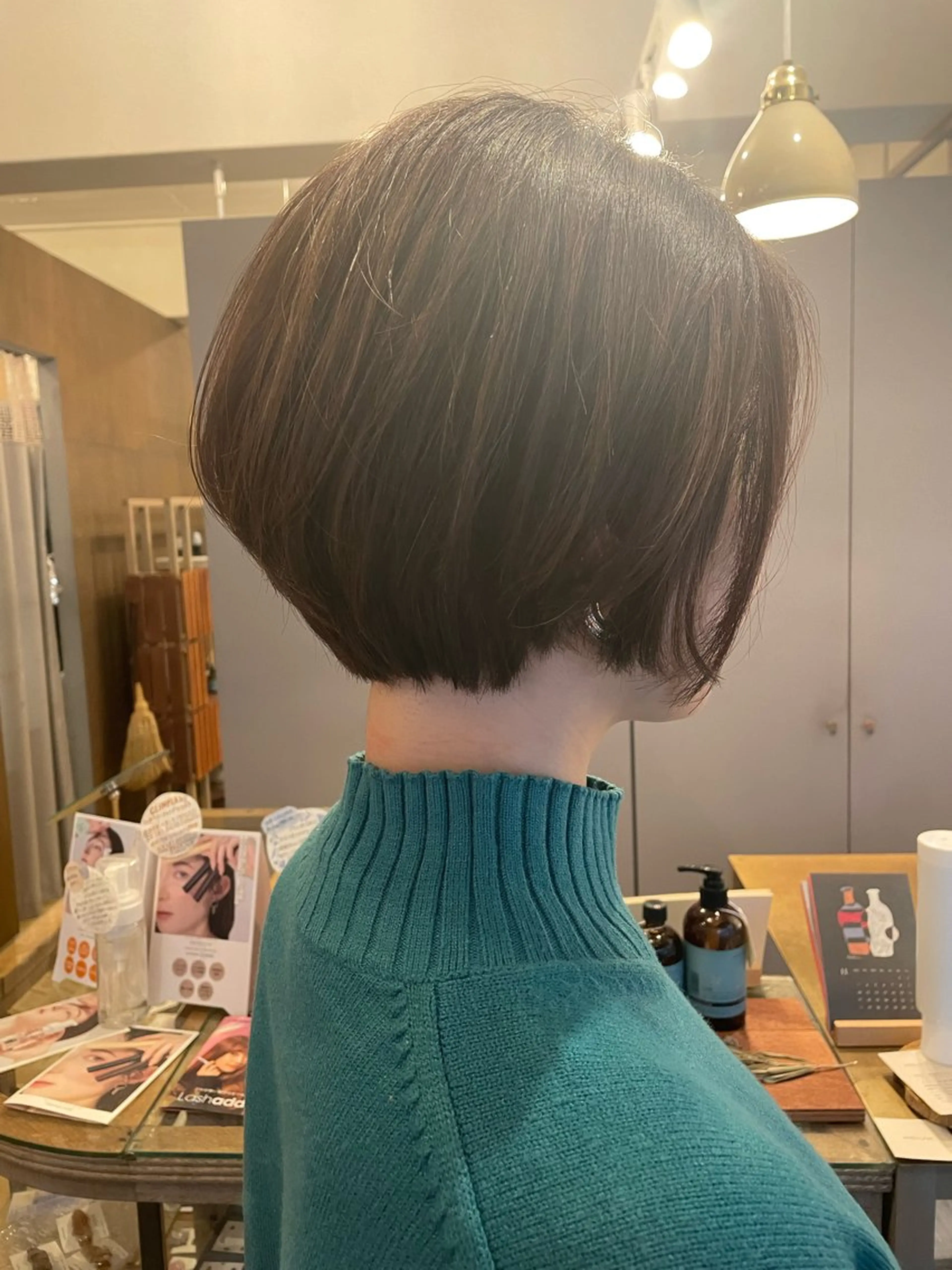 ショート カラー 【髪質改善】【美髪】 【ツヤ髪】ほしのちりのヘアスタイル