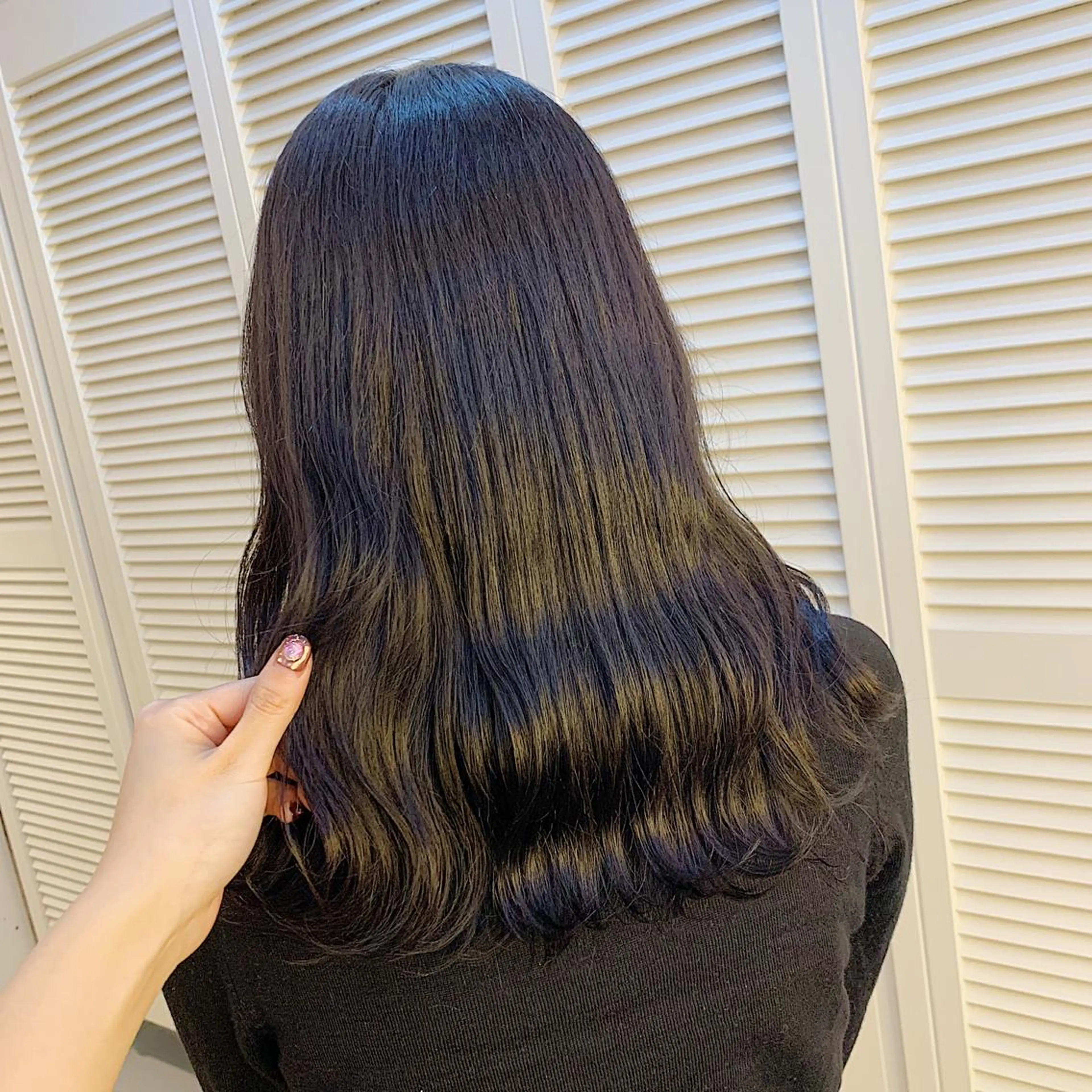 セミロング カラー ブラウンカラー ショコラブラウン ヘアカラー GO TODAY SHAiRE SALON 町田店所属・🫧大森 知夏🫧のヘアスタイル