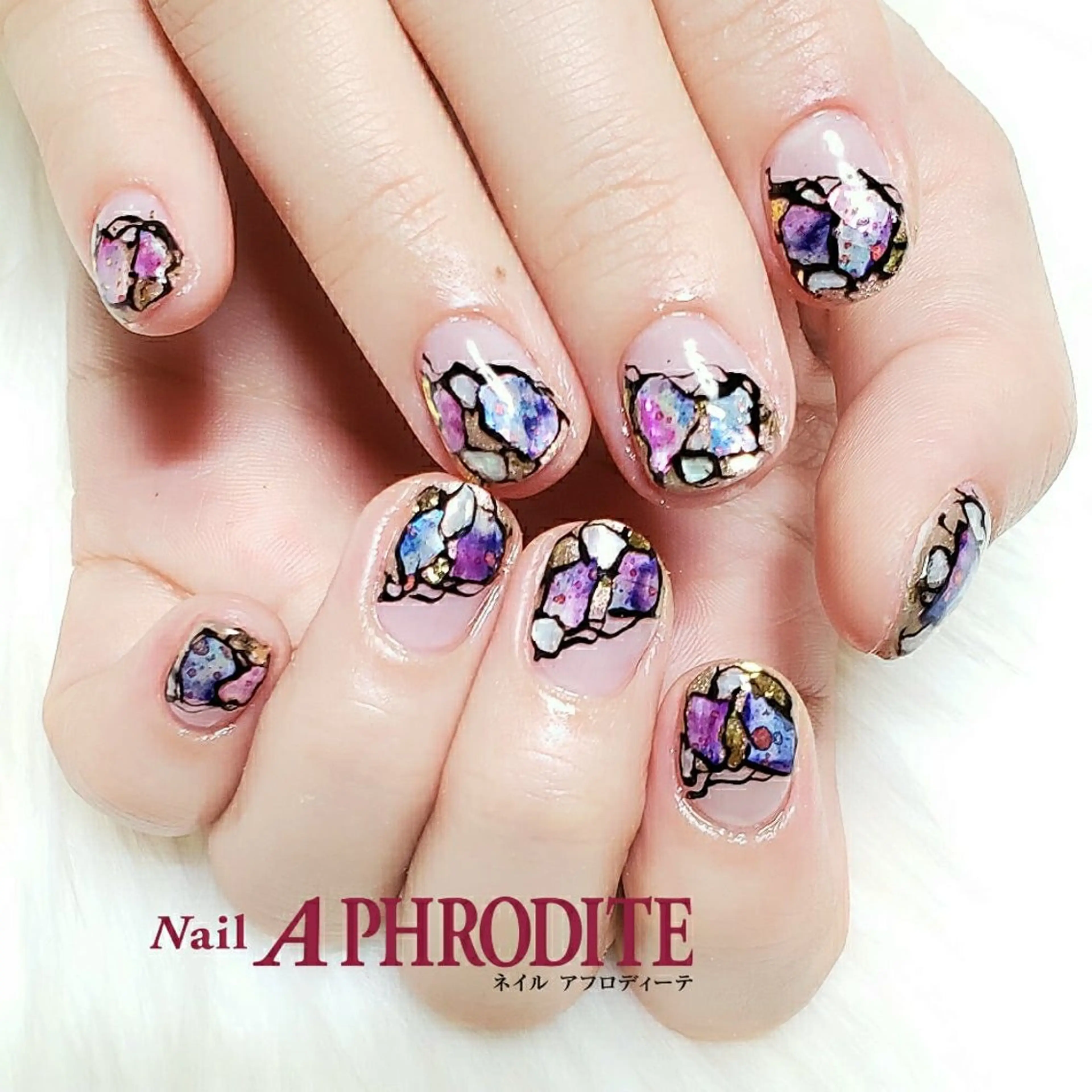 ネイル ジェルネイル ニュアンスネイル スカルプネイル ソフトジェル ネイルチップ ハンドネイル Nail  Aphroditeのネイルデザイン