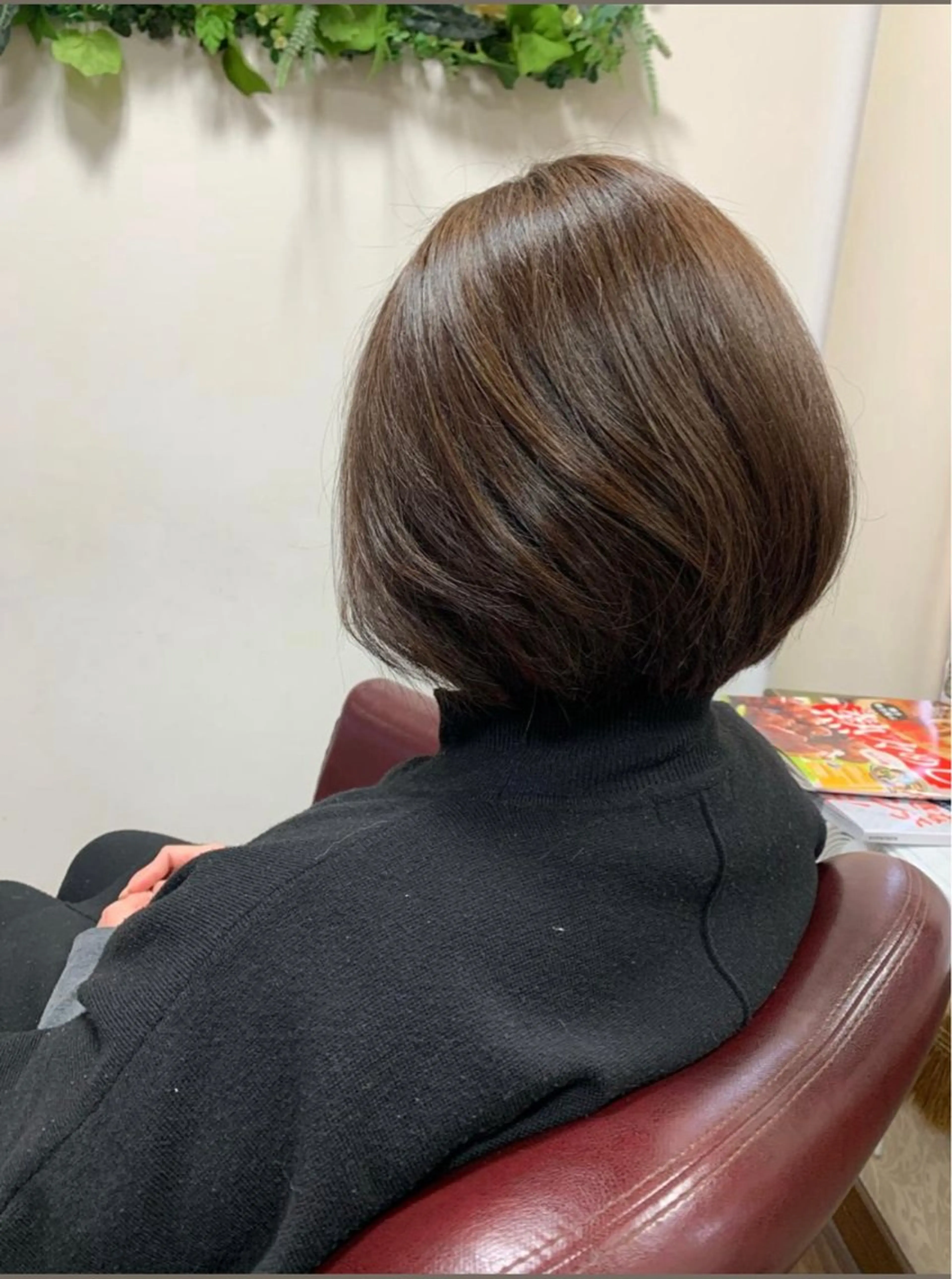 ショート カラー 顔周りカット まりん /小牧美容院のヘアスタイル