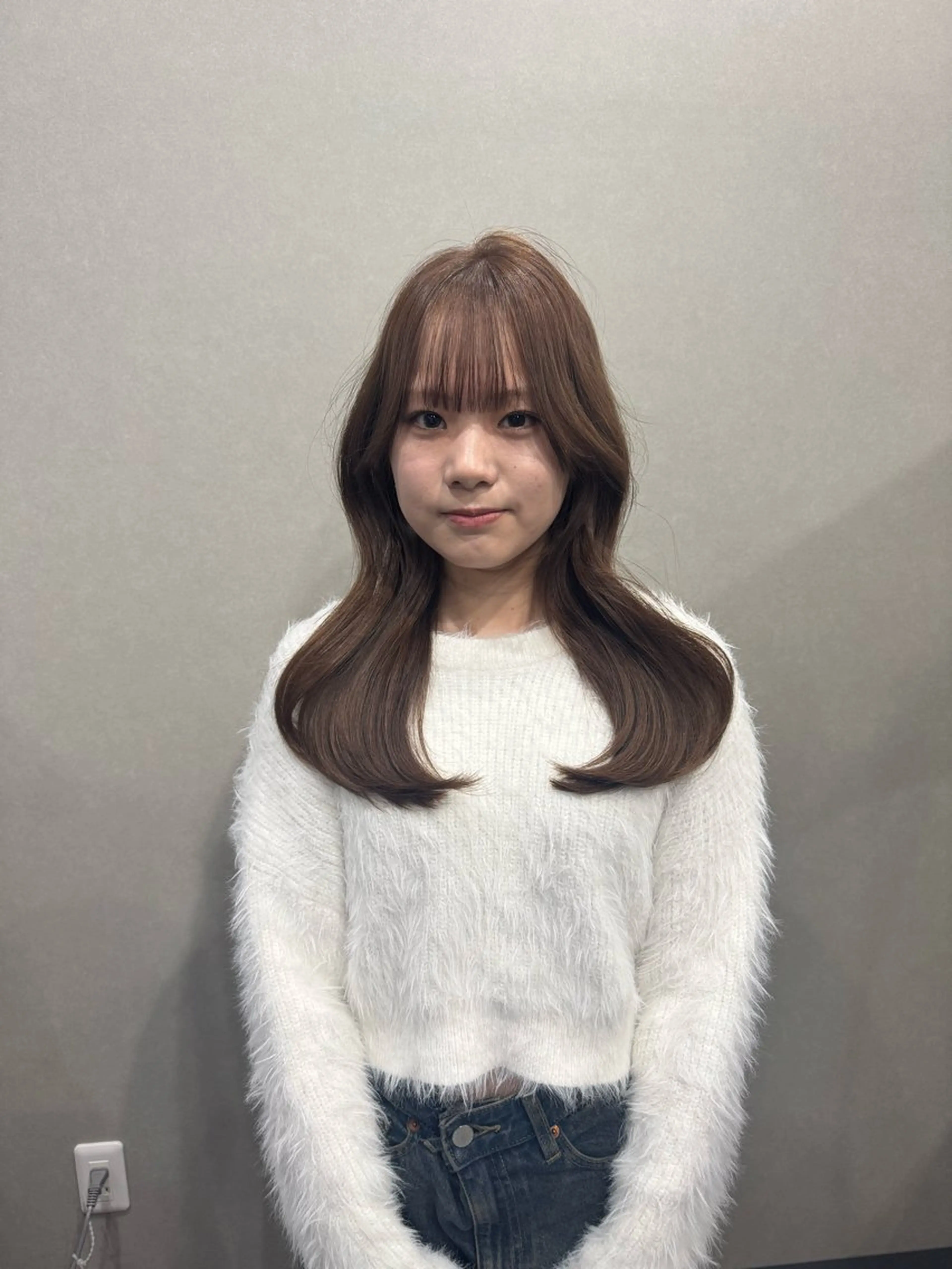 セミロング 1st.hair.salon伊勢崎店所属・伊勢崎/似合せカット 🇰🇷KEIGO‪のヘアスタイル