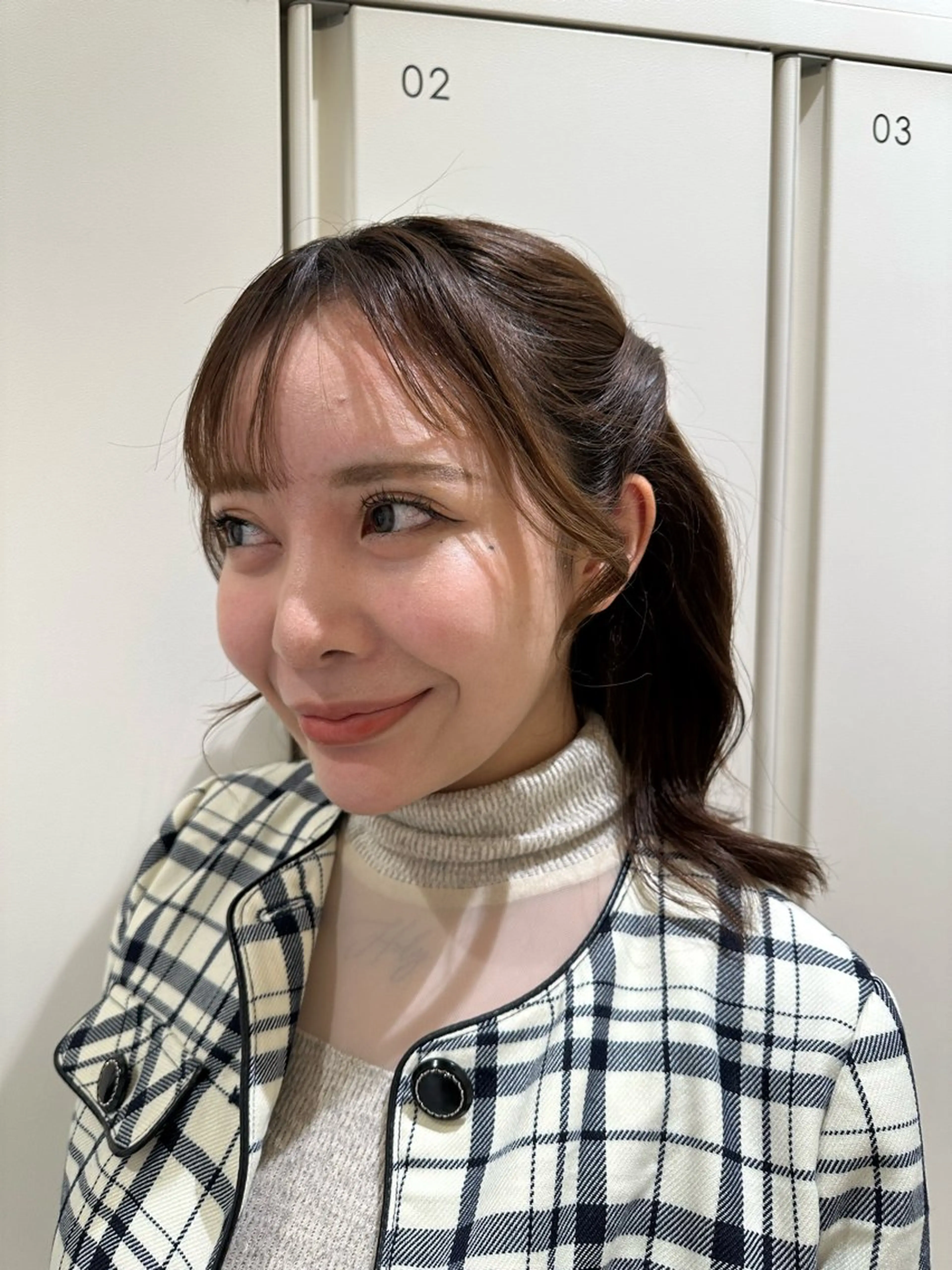 ミディアム ヘアアレンジ 🤍ハイライト/ レイヤー/銀座🤍のヘアスタイル