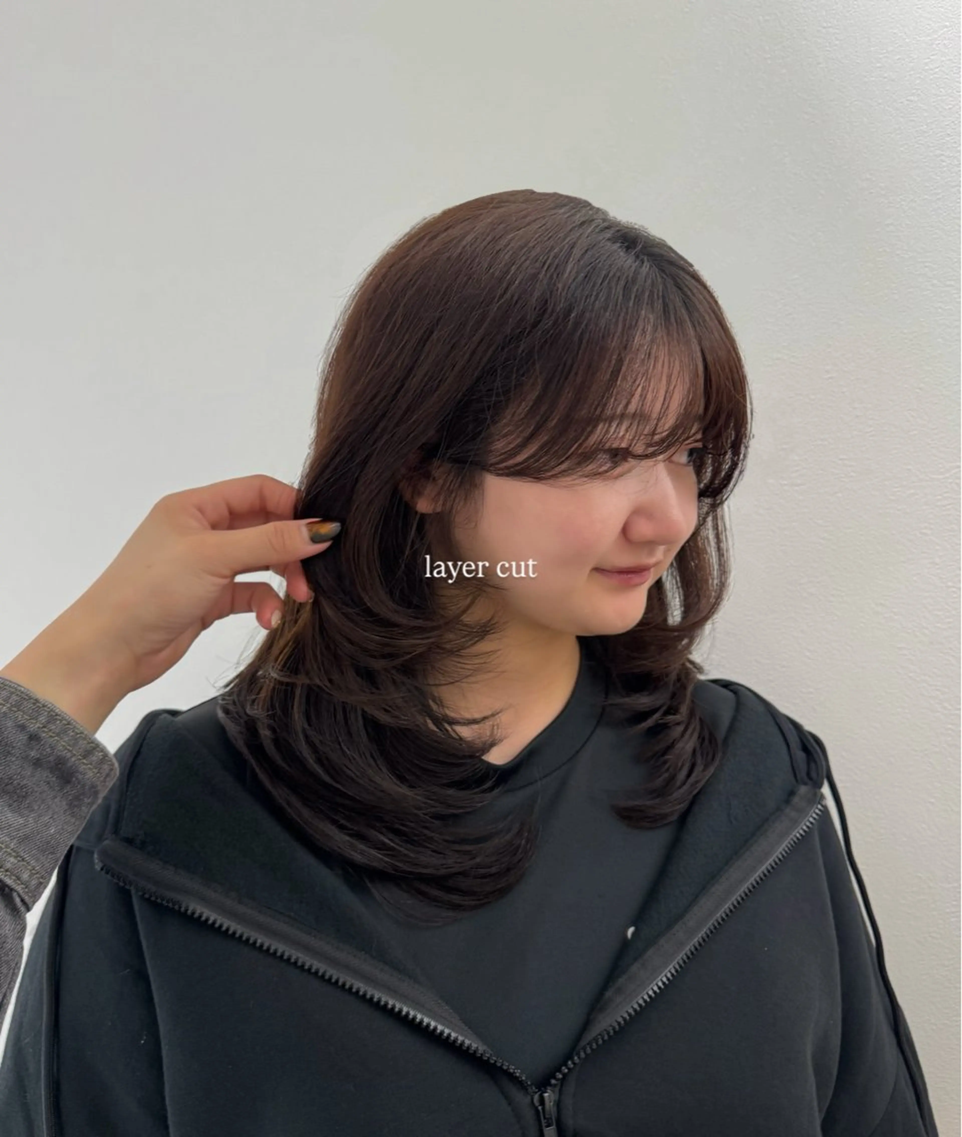 ロング レイヤーカット rina/無料 レイヤーカット/上野のヘアスタイル