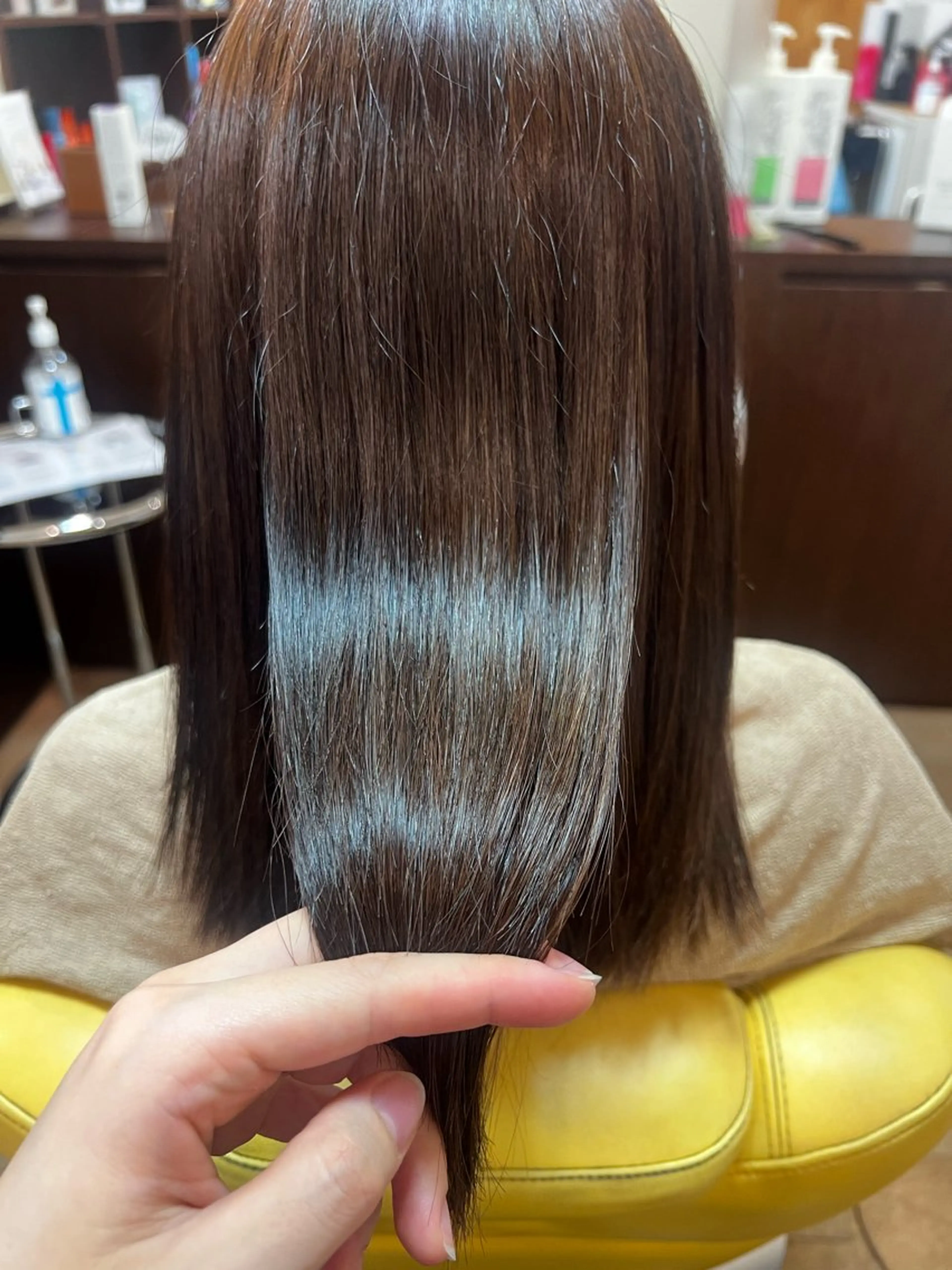 ミディアム カラー ヘアアレンジ トリートメント hair  bh.maara所属・bh.maara デザイン／ハイトーンのヘアスタイル