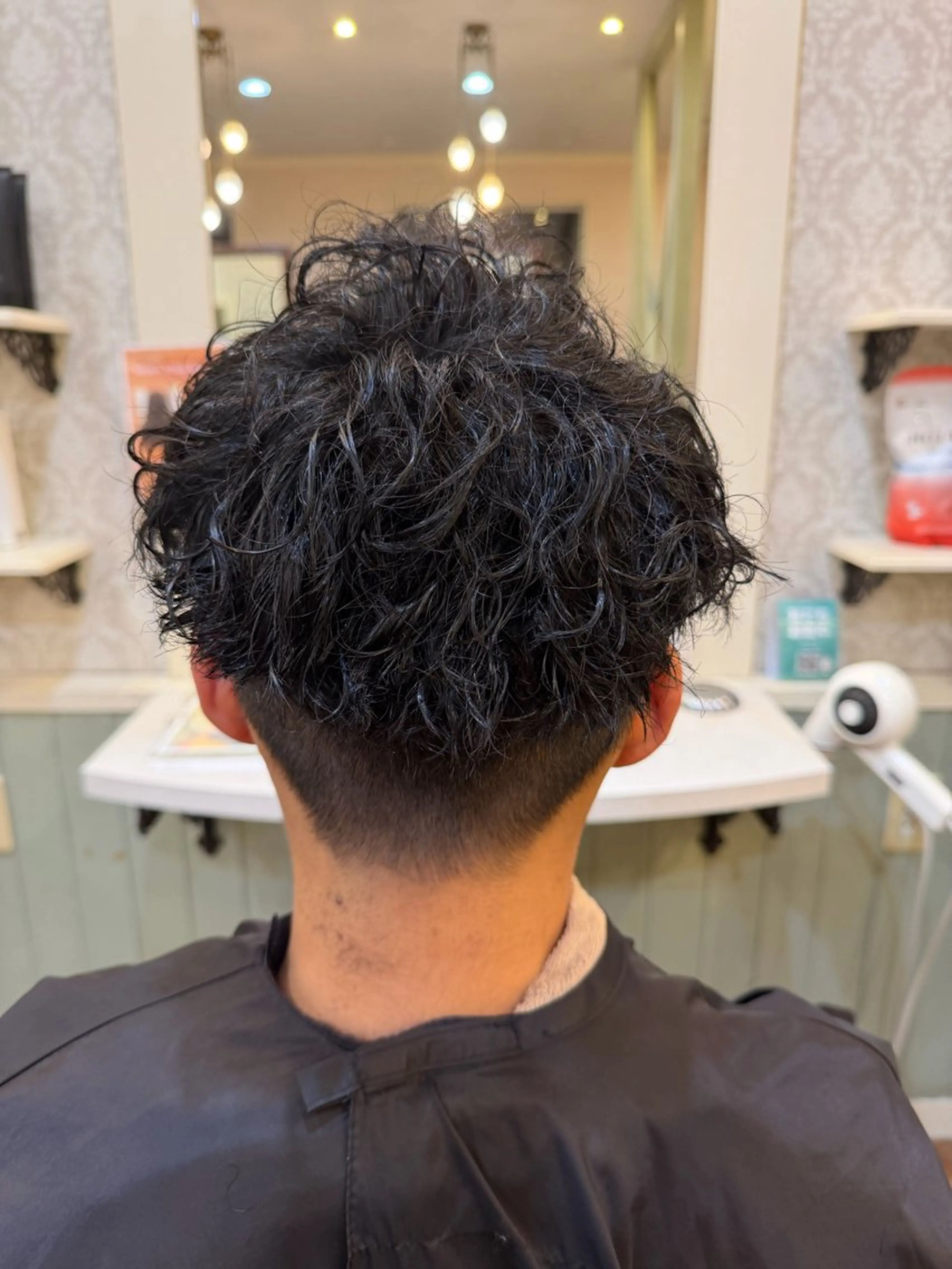 パーマ メンズ 池田 有太のヘアスタイル