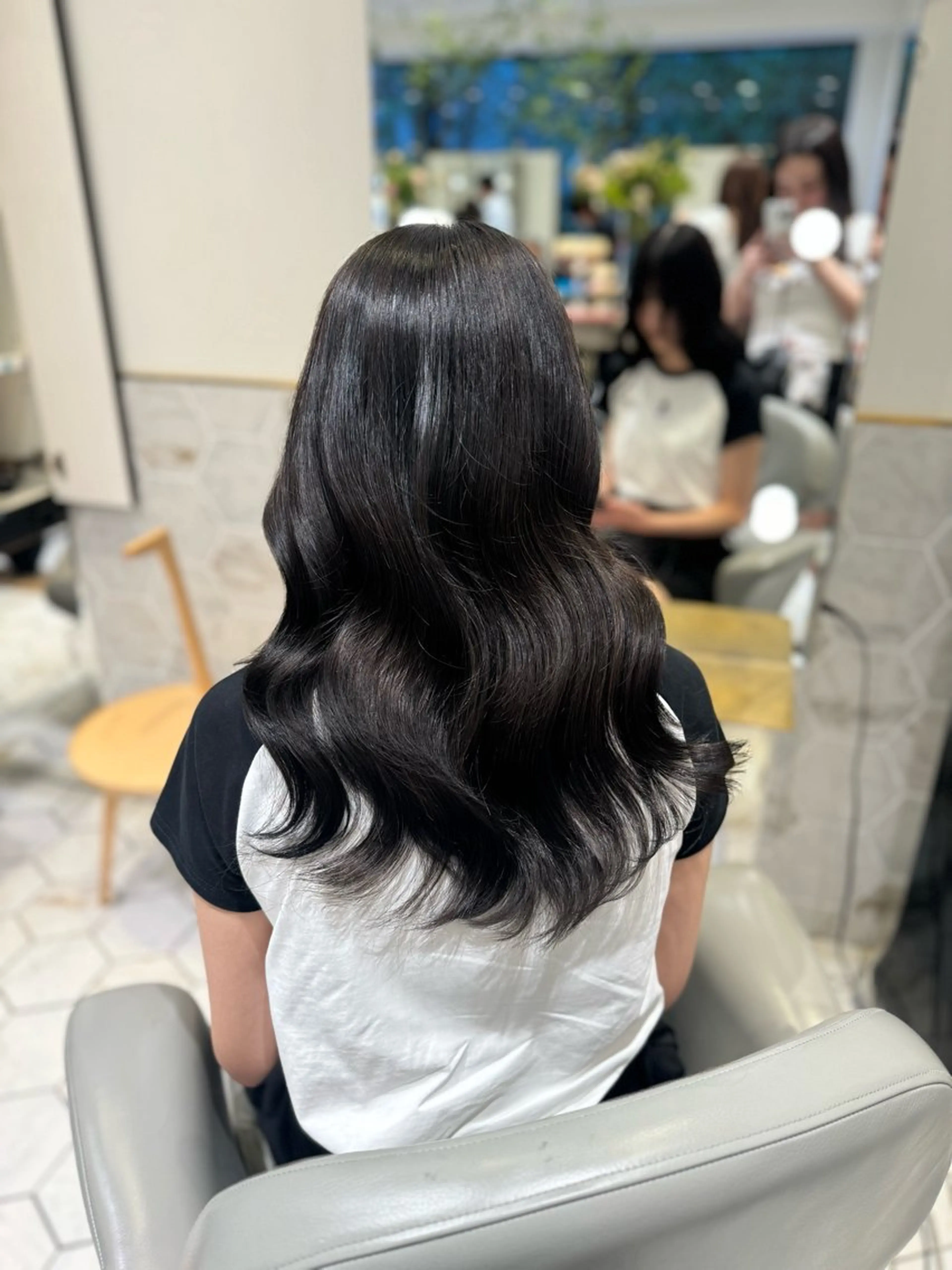 ロング カラー ヘアカラー costes 今井芽依のヘアスタイル
