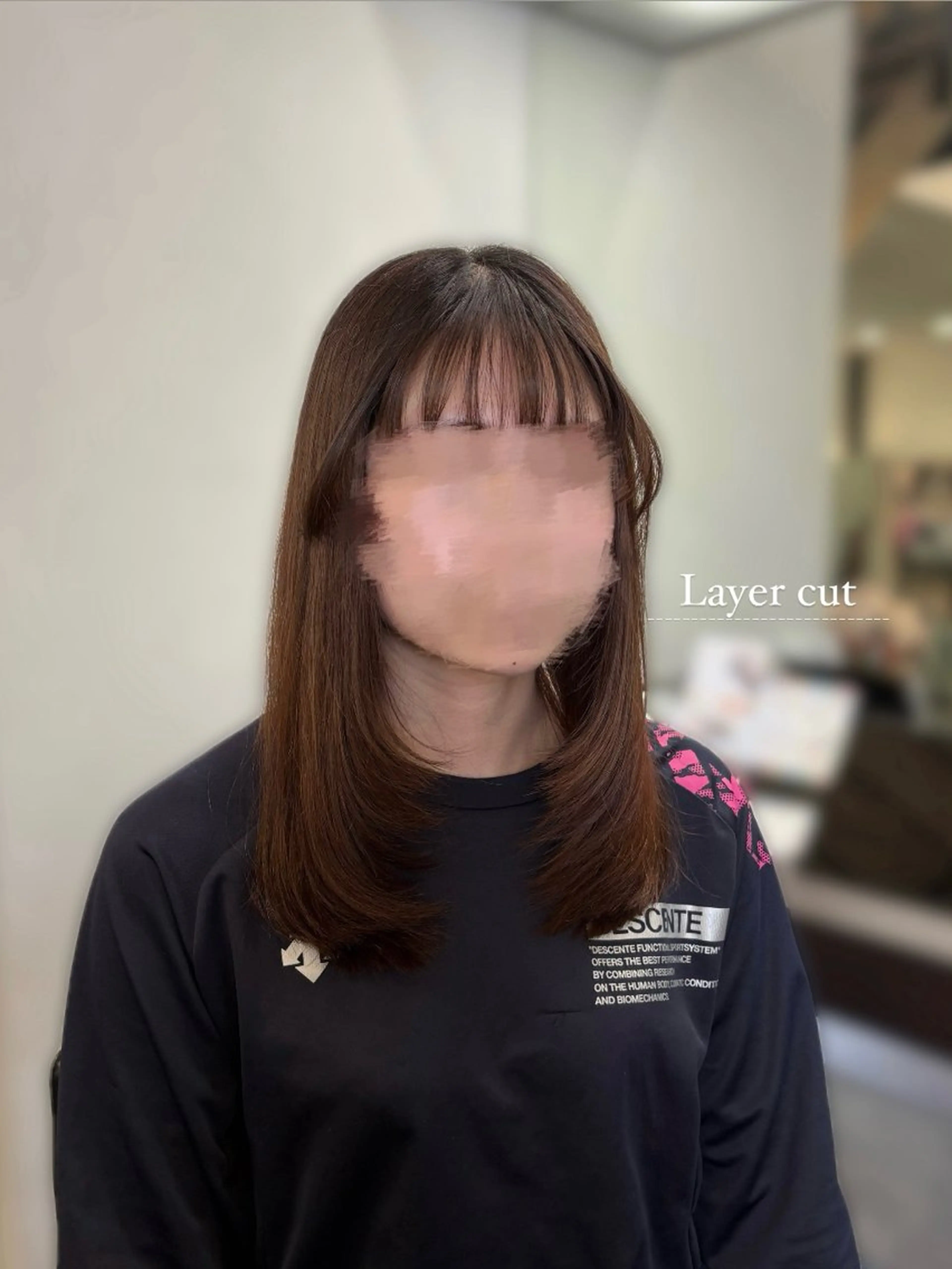ミディアム 石田 亜弥のヘアスタイル