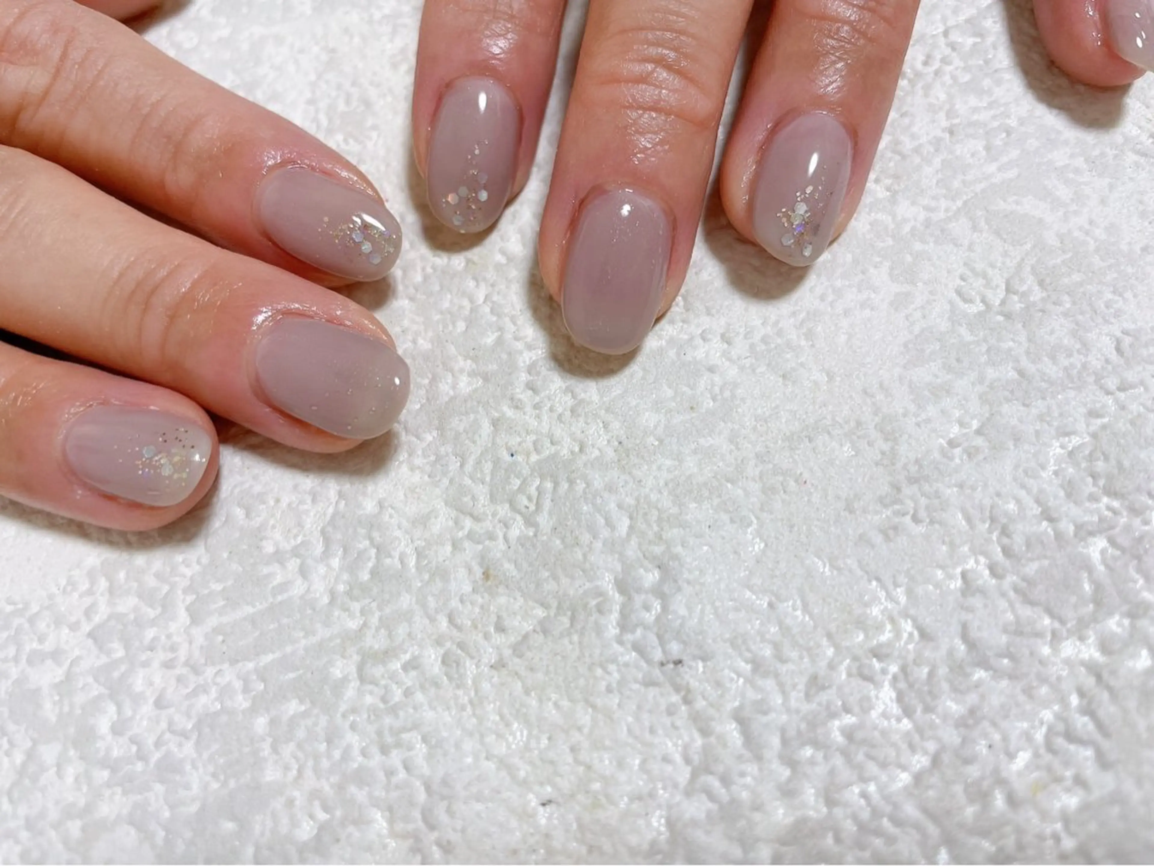 ネイル オーロラネイル フットネイル フレンチネイル ジェルネイル 韓国ネイル ハンドネイル Mogu nail 二子玉川のネイルデザイン