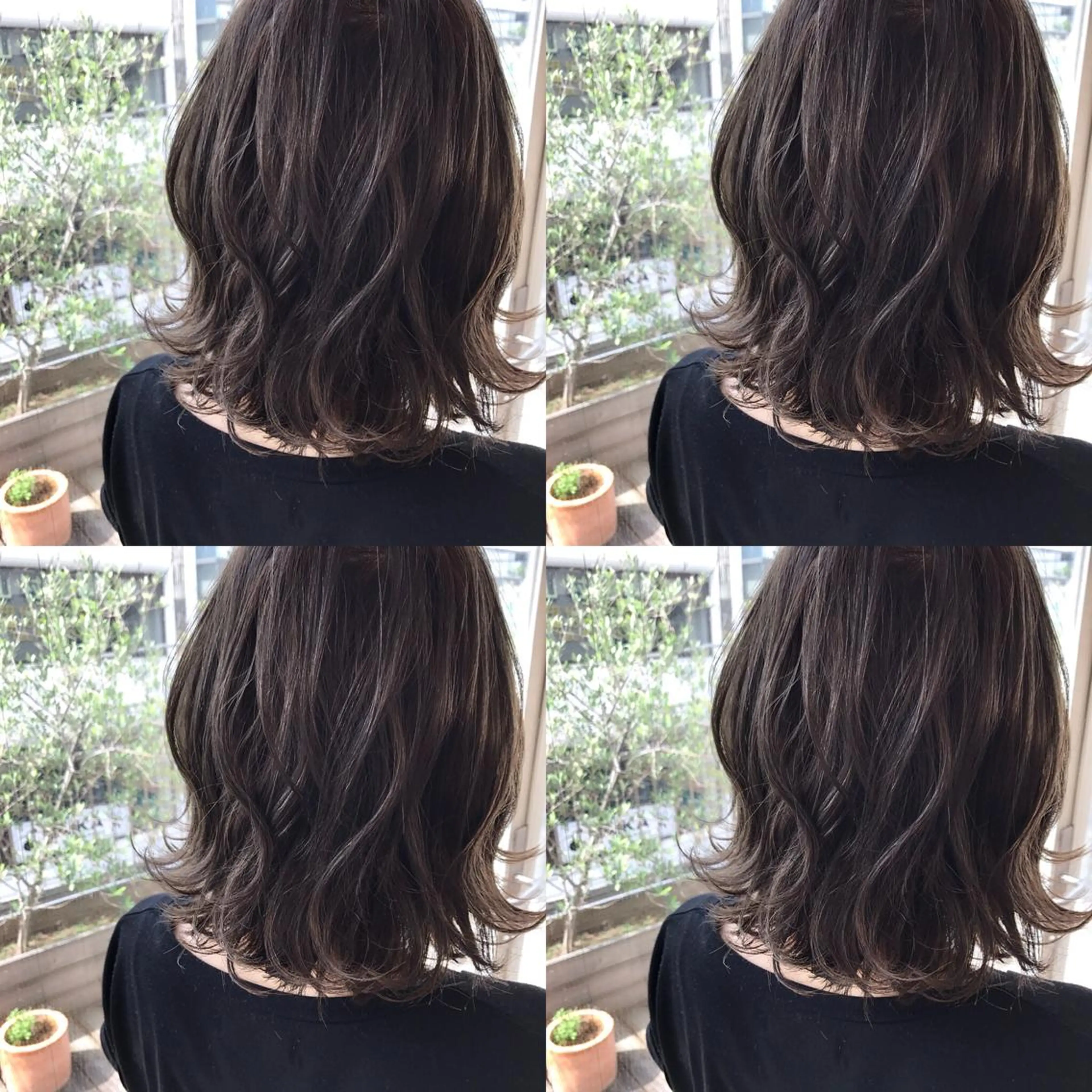 ミディアム カラー SALOWIN所属・小栗 麻衣のヘアスタイル