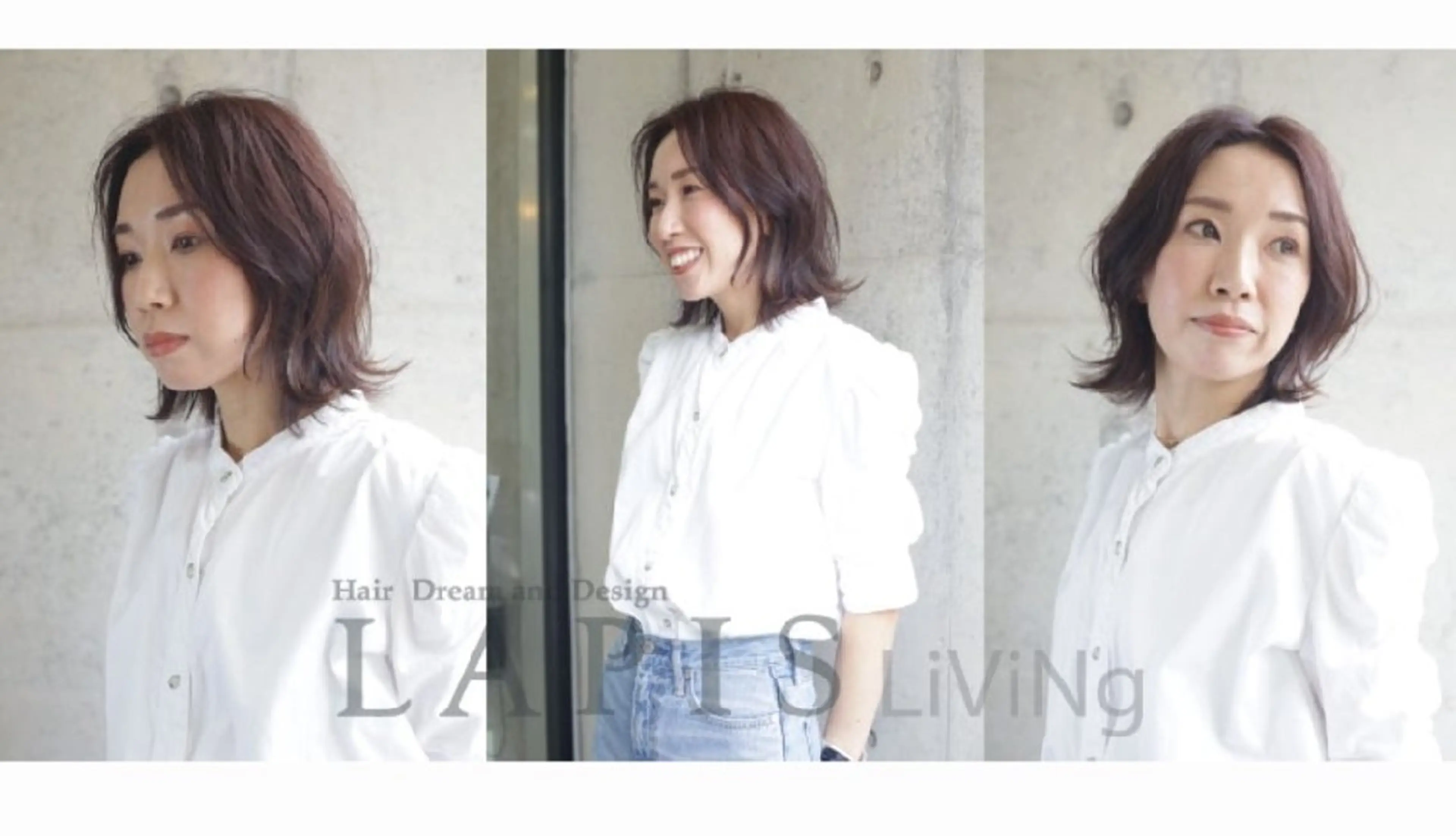 ミディアム 筒井 昭秀のヘアスタイル