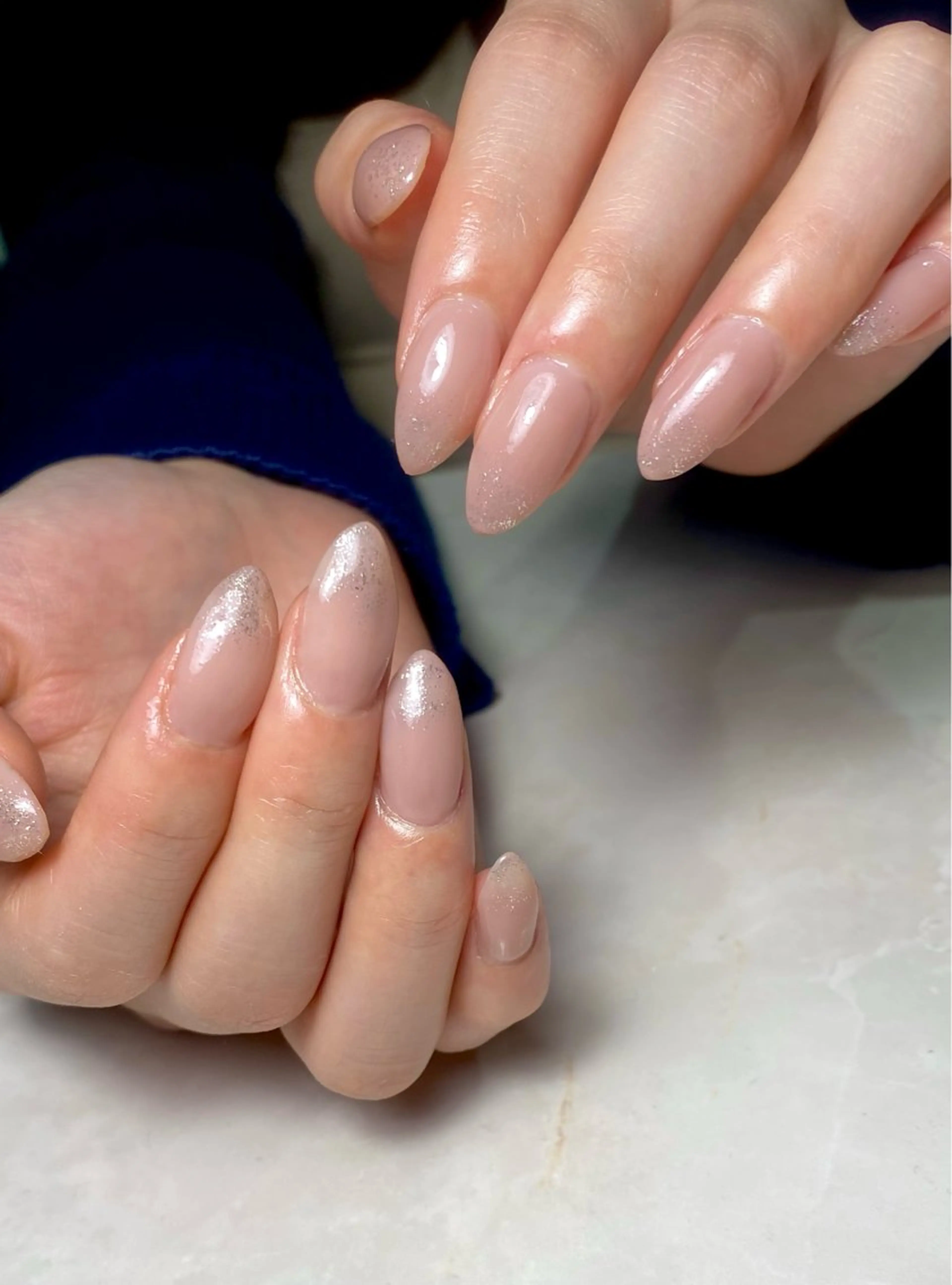 ネイル ラメ(グリッター) ワンカラーネイル ｉｎｇ .のネイルデザイン