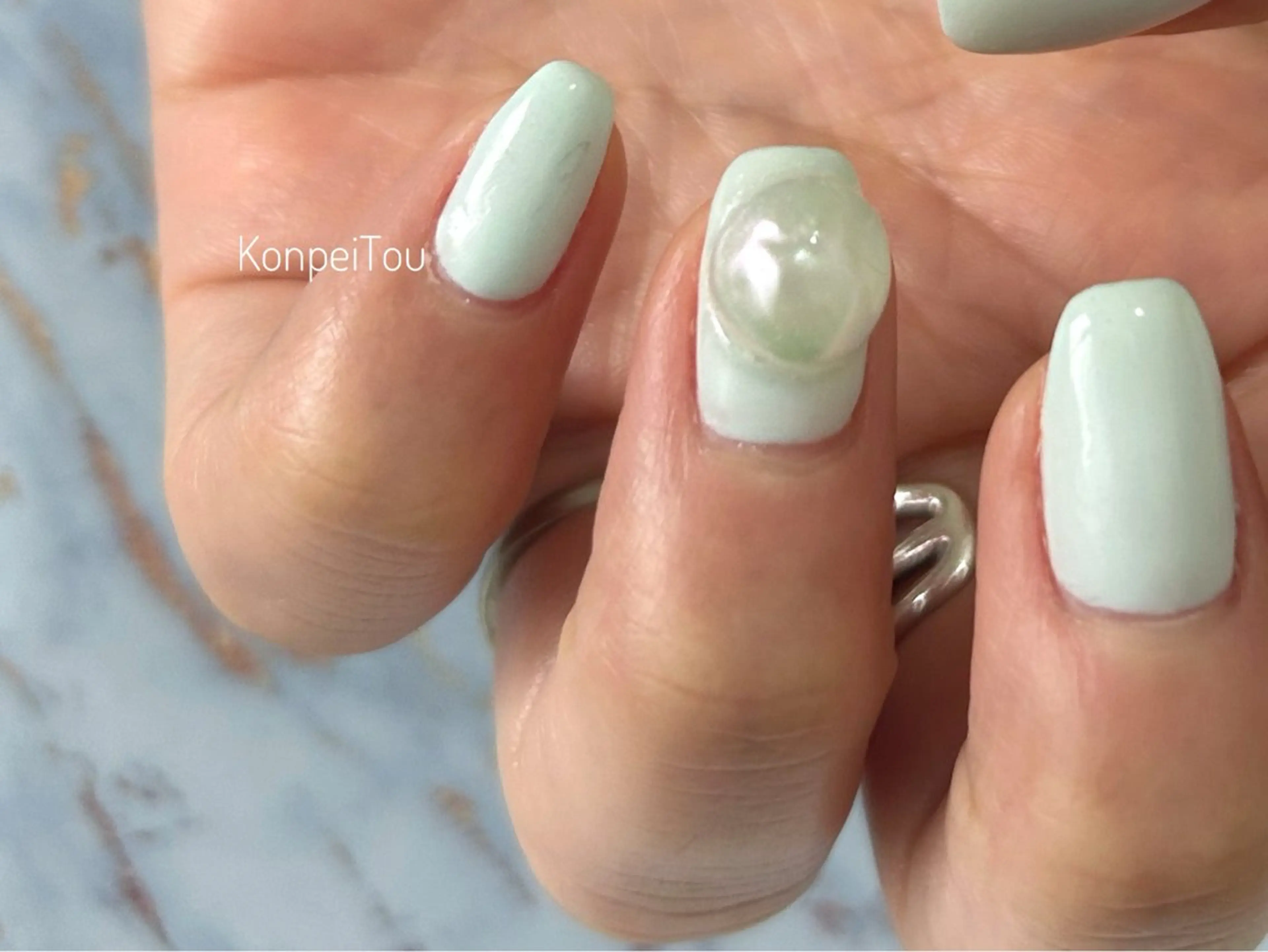 ネイル ハンドネイル おうちのネイルサロン konpeiTou〜こんぺいとう〜所属・おうちのネイルサロン KonpeiTouのネイルデザイン