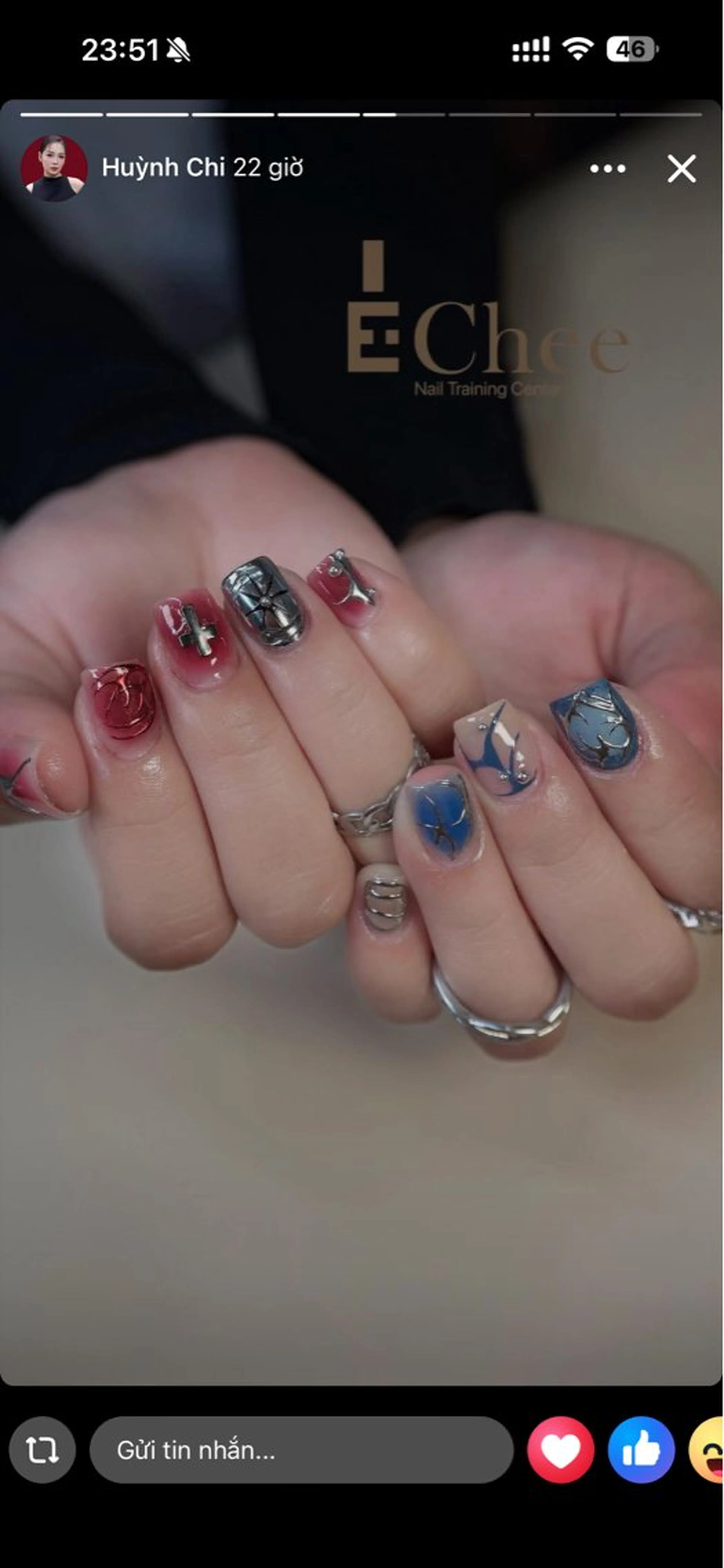 ネイル チークネイル フレンチネイル グラデーション 韓国ネイル マグネットネイル ハンドネイル Jinie 1688のネイルデザイン