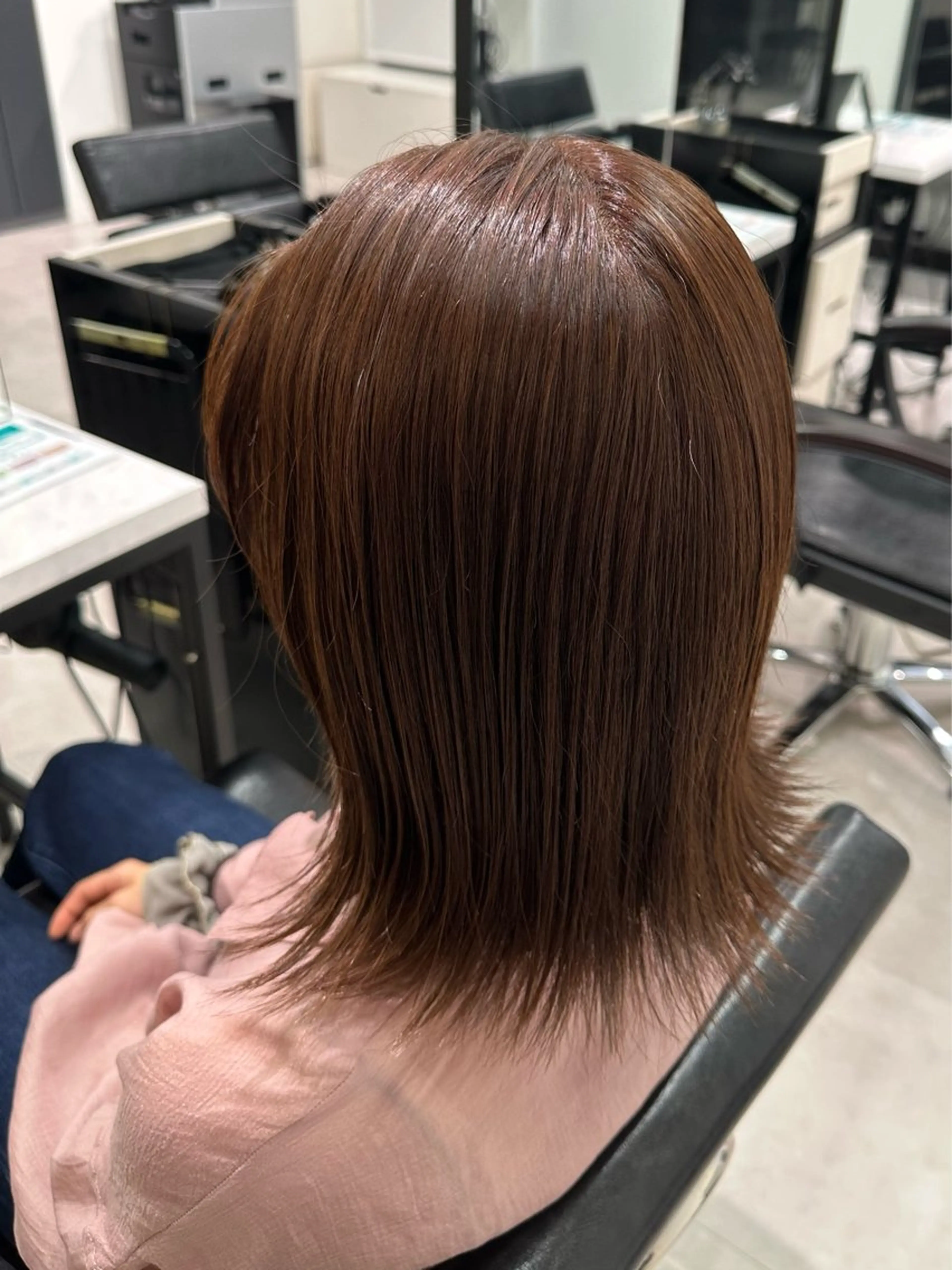 ミディアム ヘアカラー トリートメント 艶髪カラー特化 mao🍒のヘアスタイル
