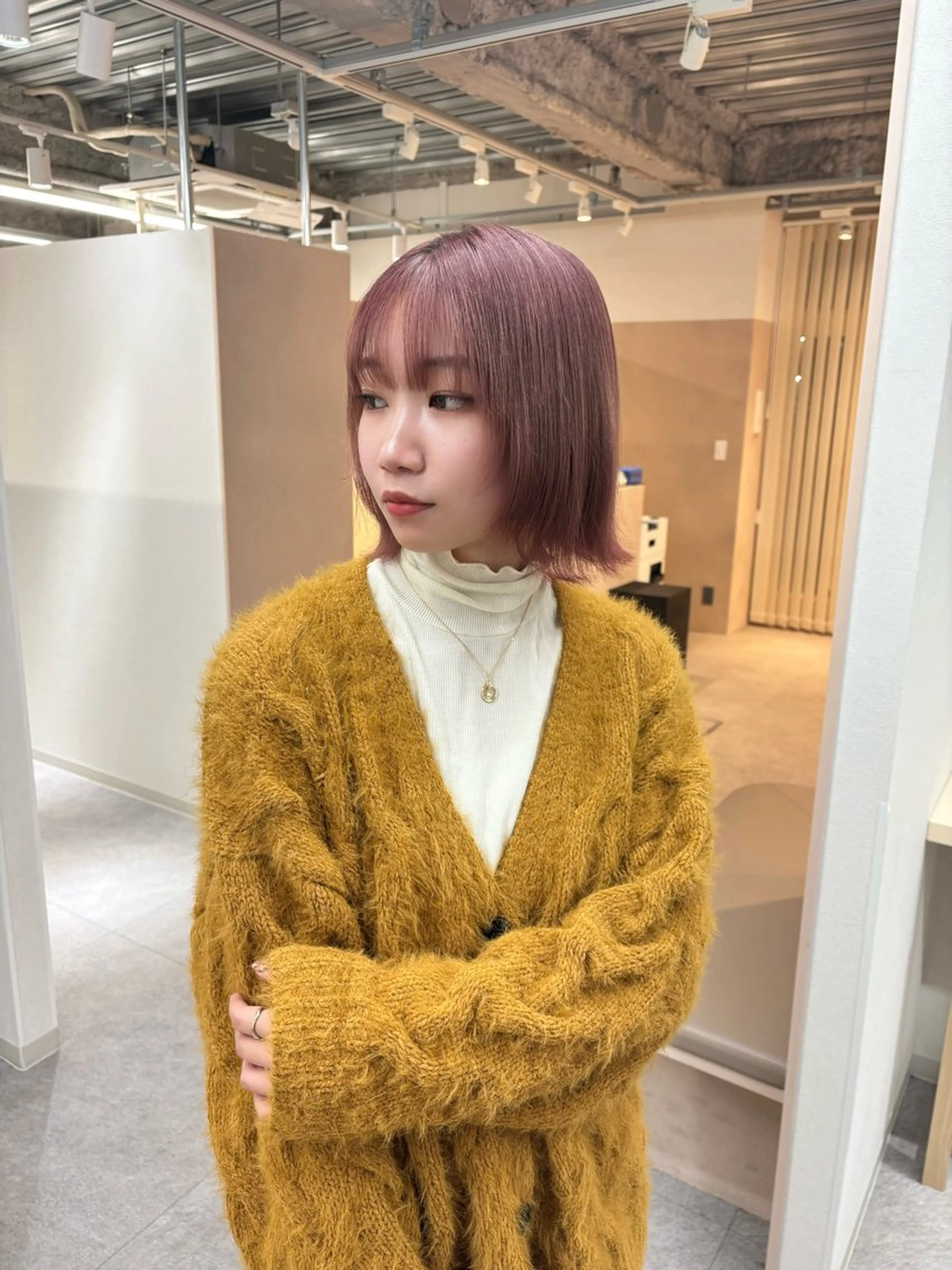 ミディアム Haruka✄﻿ 透明感カラー🫧🌙のヘアスタイル