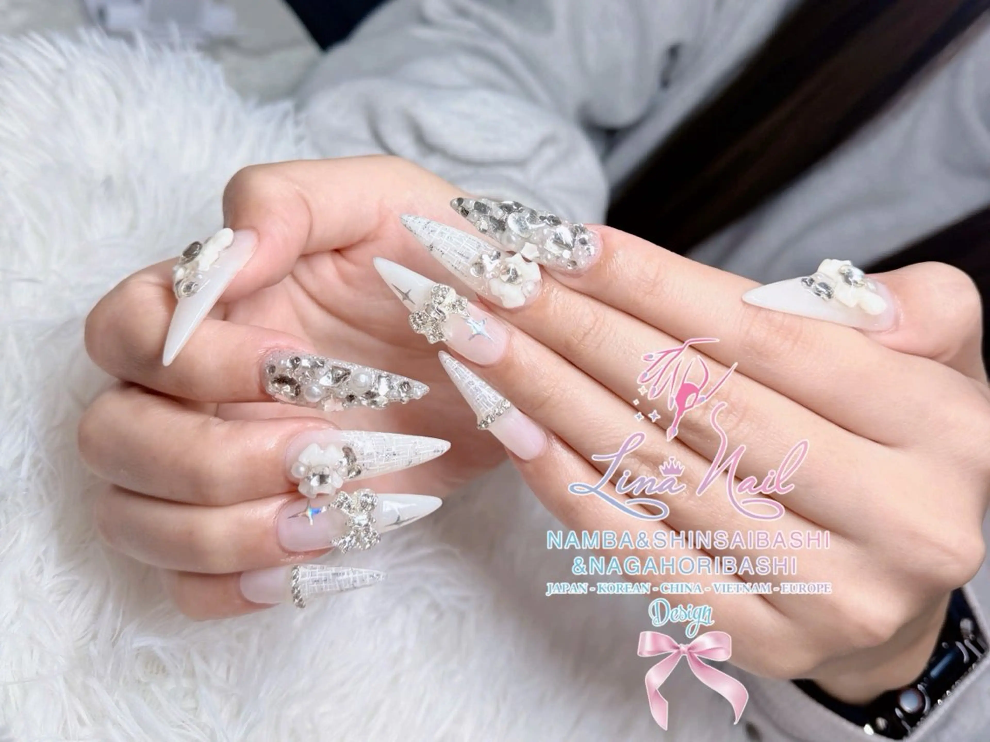 ネイル フットネイル ジェルネイル 持ち込み ネイルチップ ハンドネイル リナネイル 長堀橋店／東心斎橋店のネイルデザイン