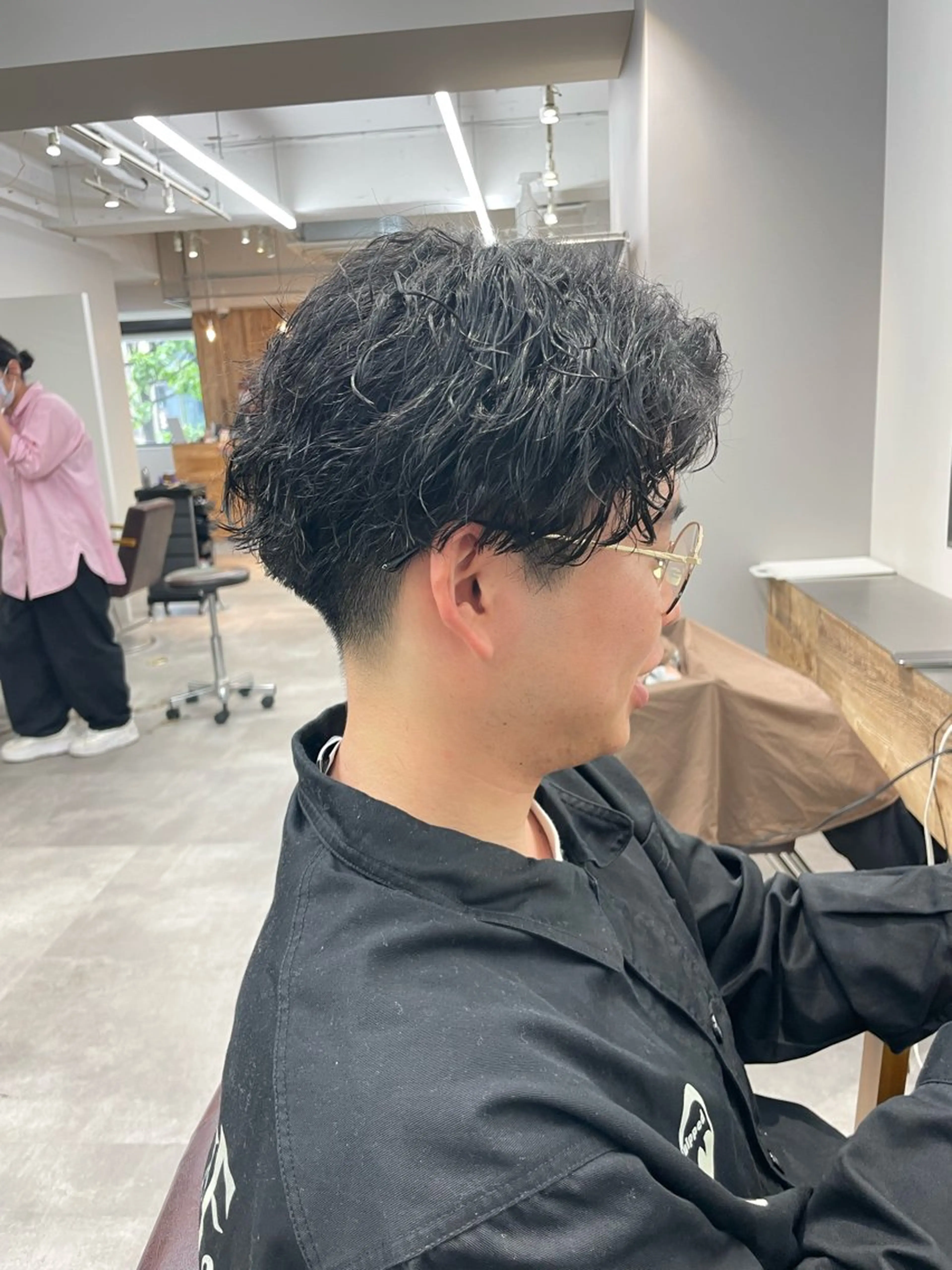 ショート パーマ ヘアアレンジ メンズ カット パーマ ヘアセット 🔥メンズ特化🔥 木村 祐太のヘアスタイル