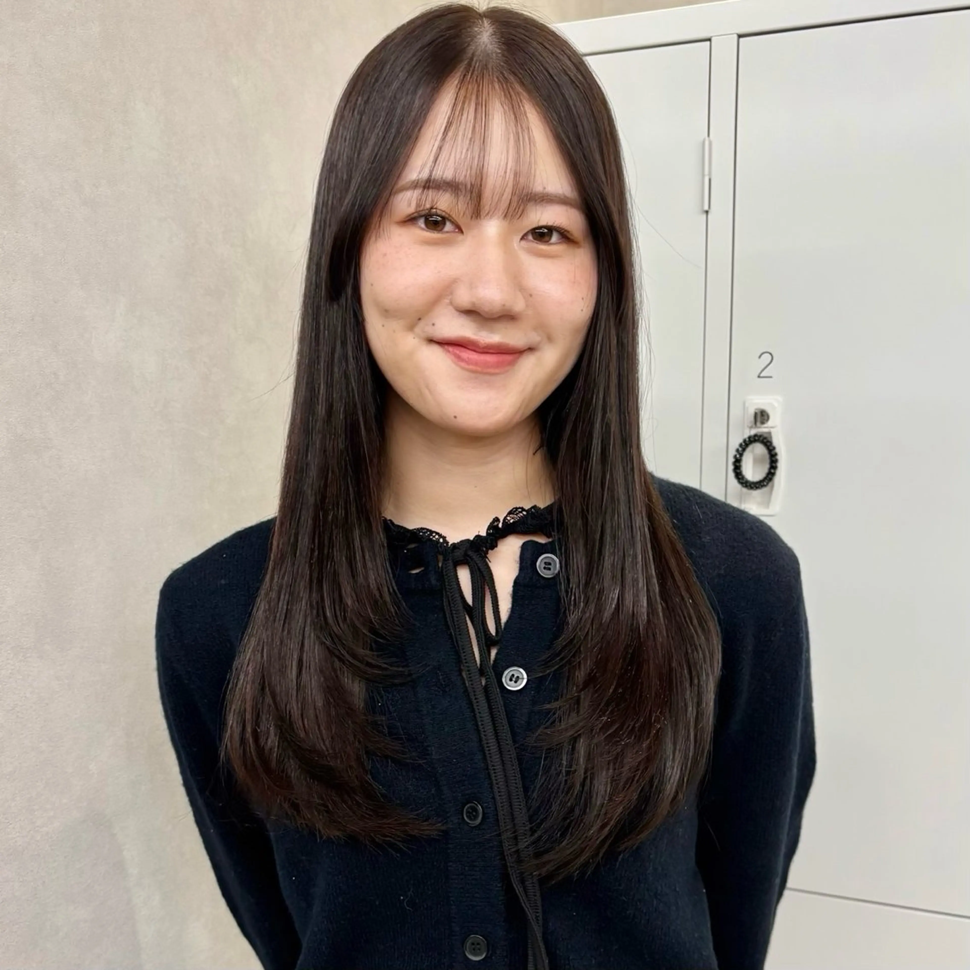 ロング 髪質改善 トリートメント カット ヘアカラー トリートメント アヤカ foto 武蔵小杉のヘアスタイル