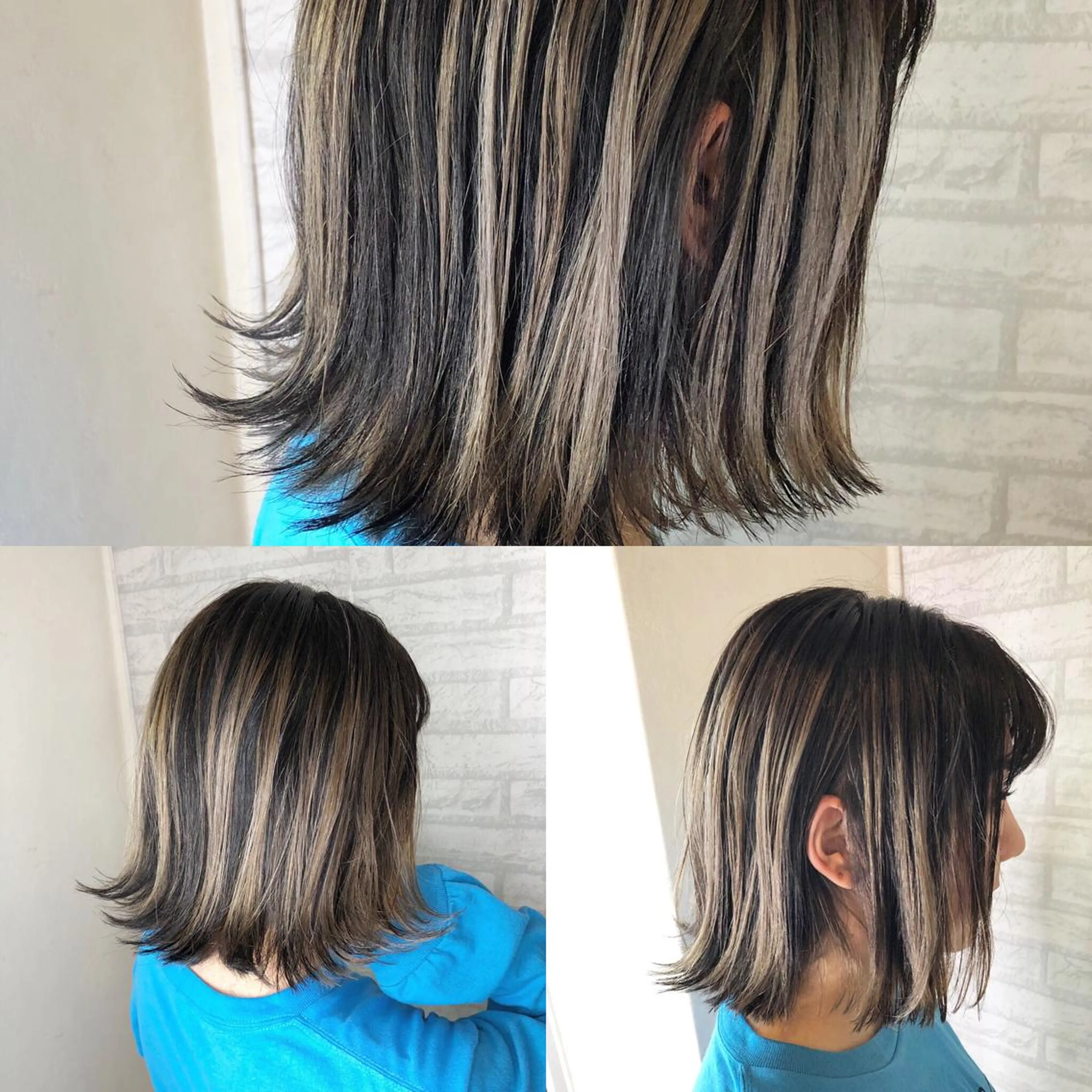 ショート カラー デザインカラー ハイライトカラー ハイライト カット ヘアカラー トリートメント JILBLAN京都 ショート/ハイライトのヘアスタイル