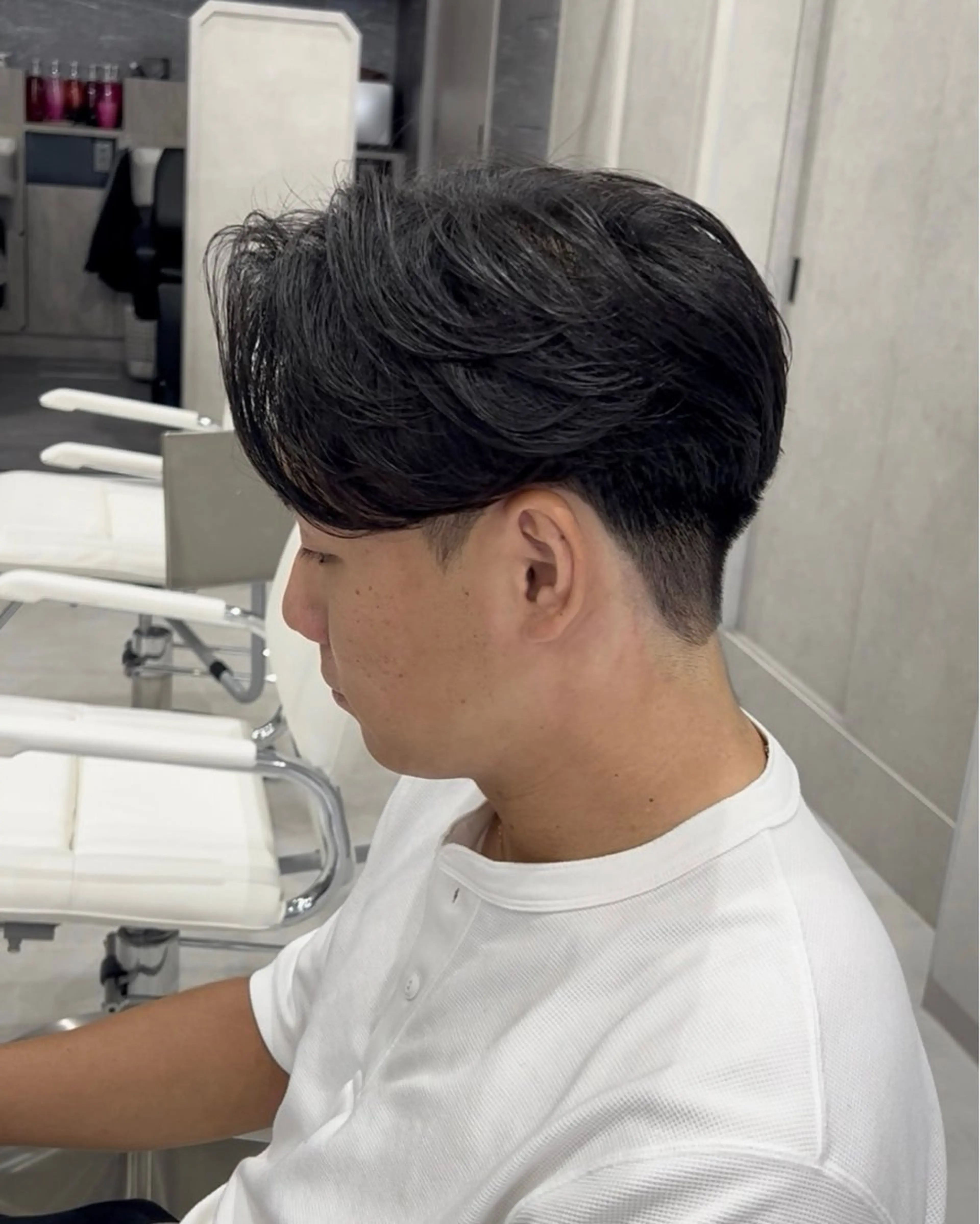 メンズ カット パーマ 縮毛矯正 【メンズ縮毛矯正】 kanata/溝の口のヘアスタイル