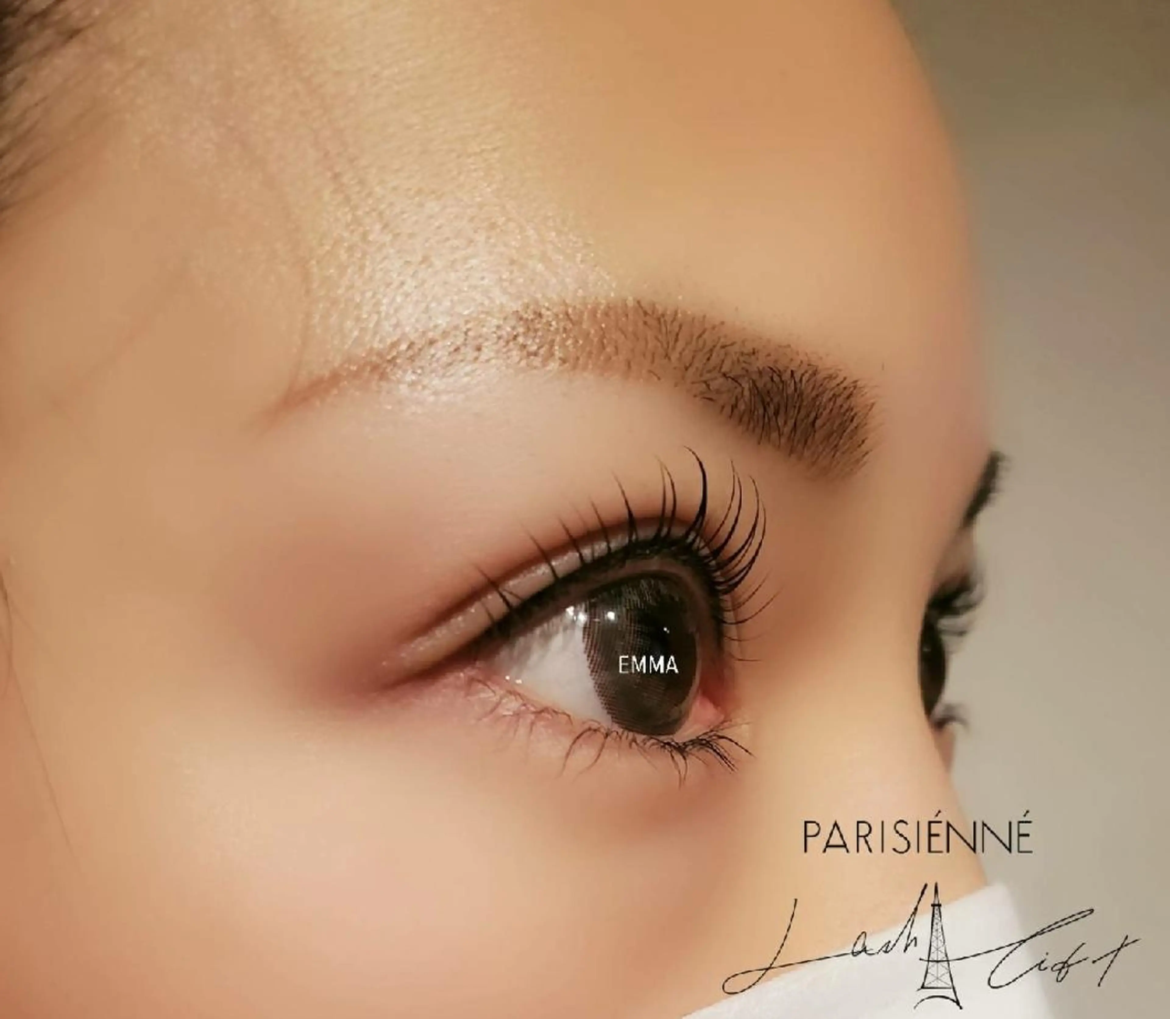 マツエク・マツパ パリジェンヌラッシュリフト EMMA plus．のマツエク・マツパデザイン