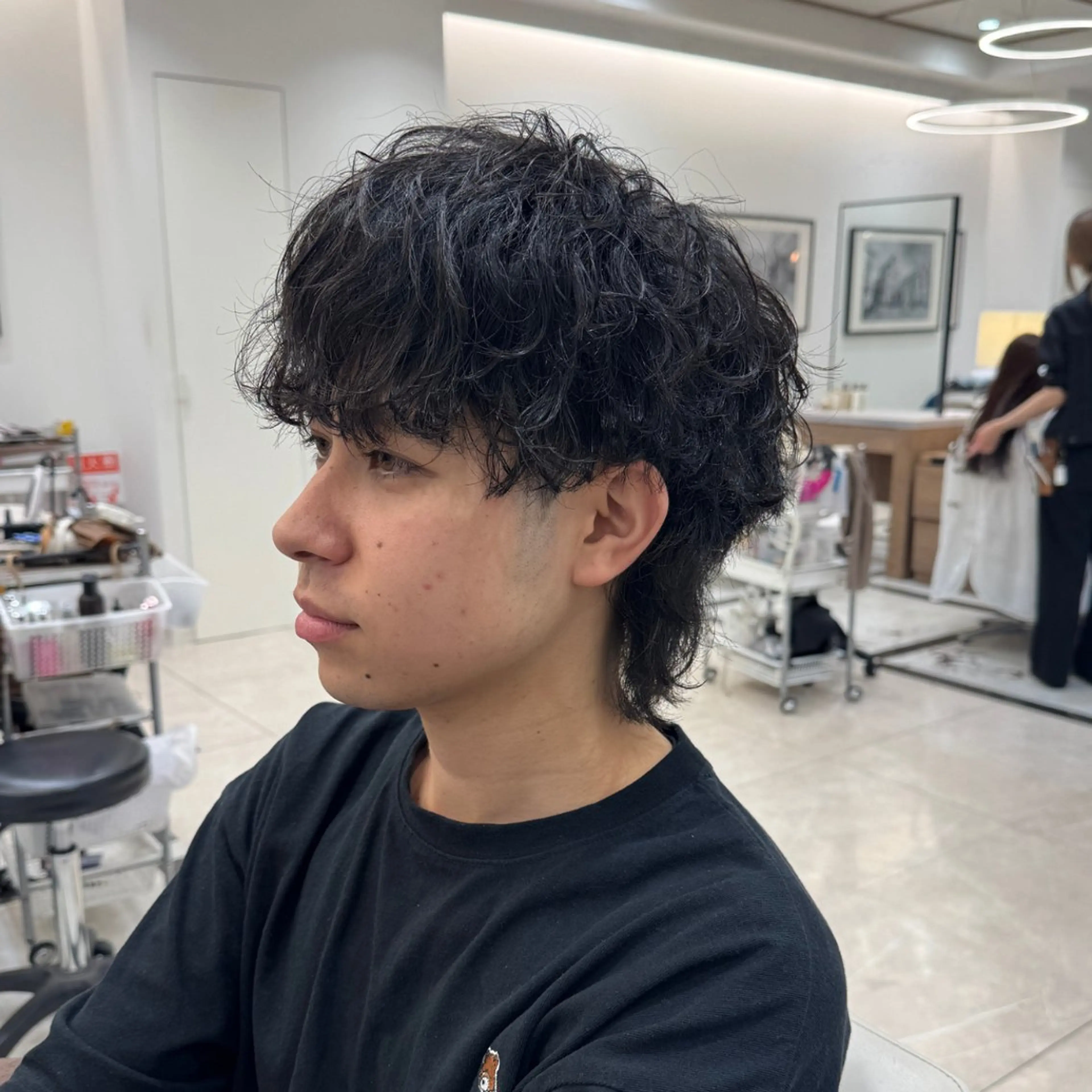 ショート パーマ メンズ SALOWIN名古屋Suite店所属・名古屋のメンズ特化 美容師/わたるのヘアスタイル