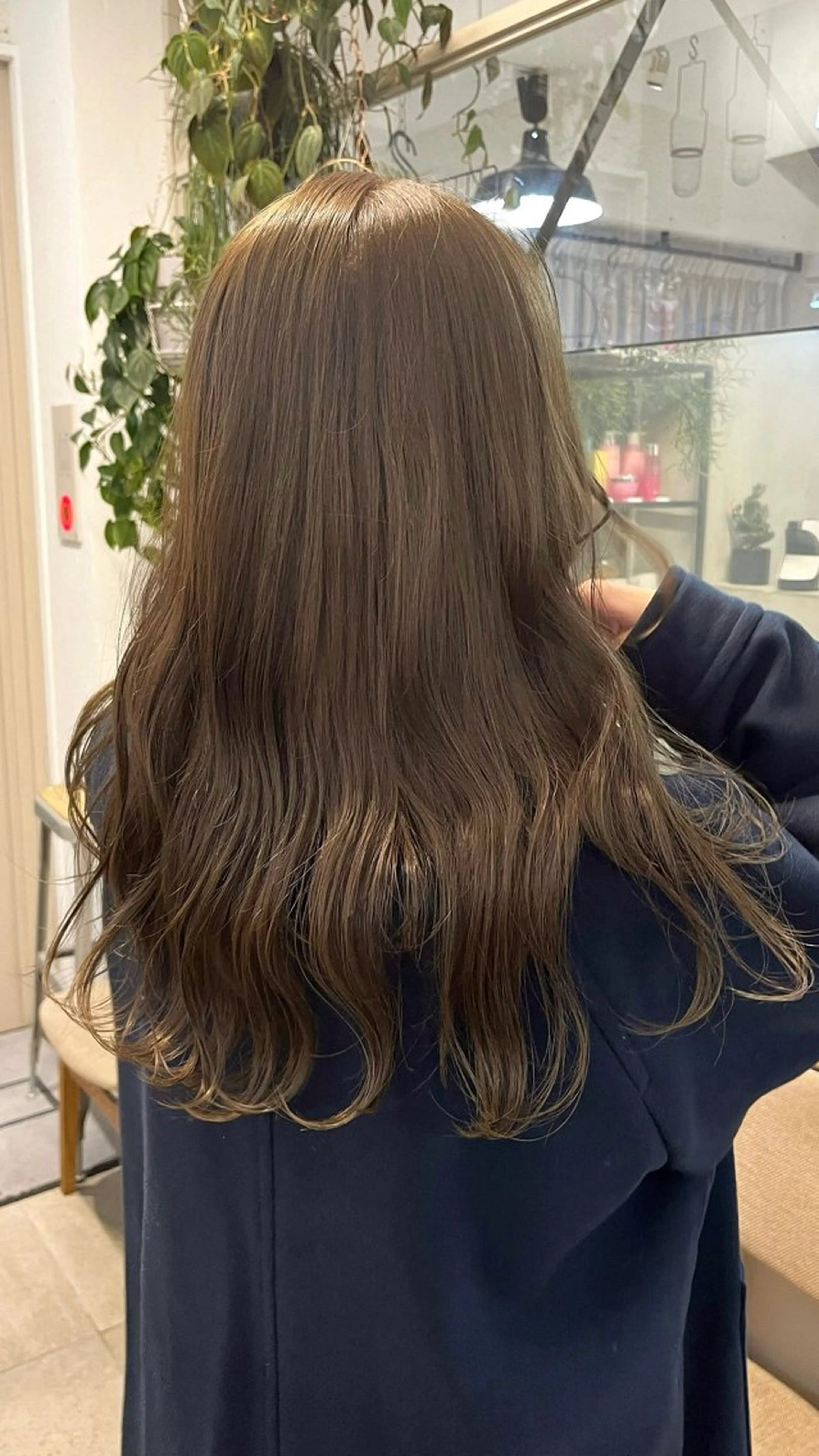 セミロング カラー カット ヘアカラー トリートメント ヘッドスパ オリーブ/縮毛♡ Natsuno🩰のヘアスタイル